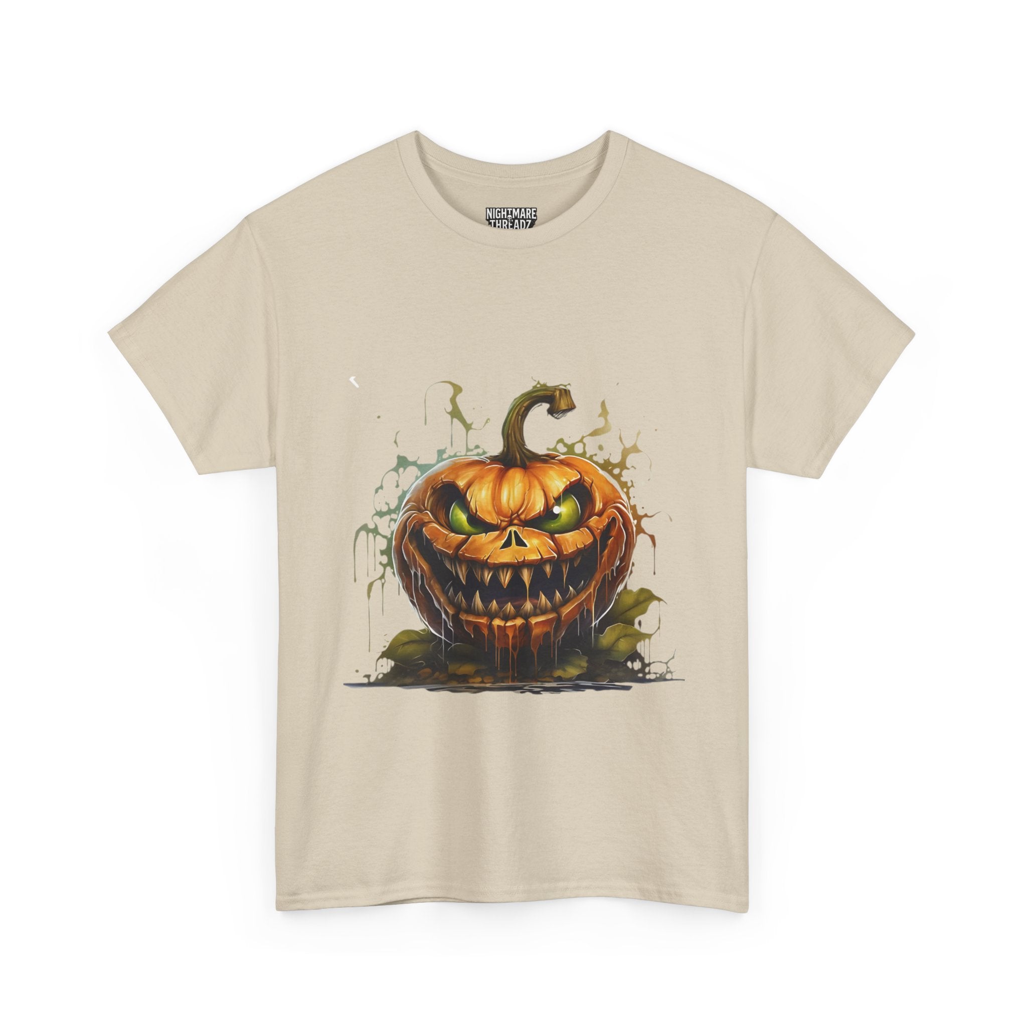 Spooky Pumpkin, Horror Graphic Tee, Unisex Cotton Shirt, Halloween Costume, Horror Movie Gift, Spooky T-Shirt, Horror Fan Apparel