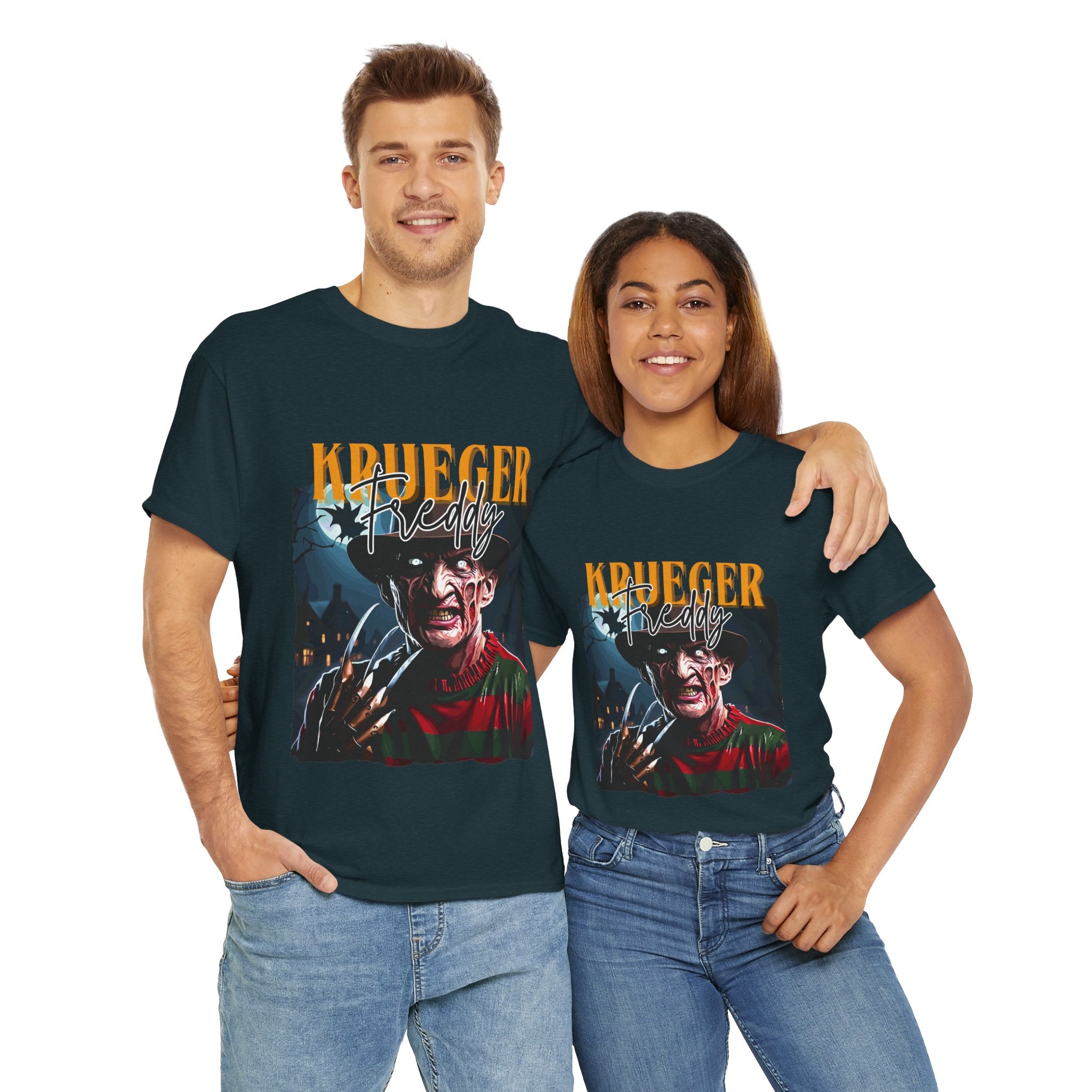 Freddy Krueger, Horror Graphic Tee, Unisex Cotton Shirt, Halloween Costume, Horror Movie Gift, Spooky T-Shirt, Horror Fan Apparel