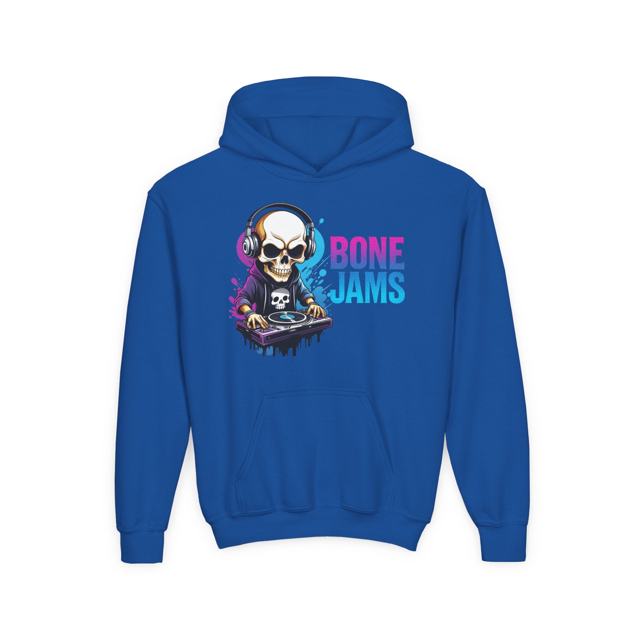 Bone Jams MC Bonez, Kids Hoodie Skull DJ