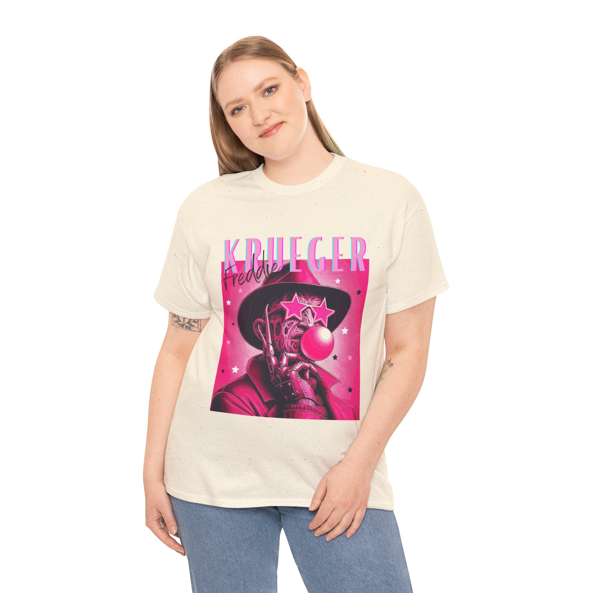 Freddie Kruger, Horror Graphic Tee, Unisex Cotton Shirt, Halloween Costume, Horror Movie Gift, Spooky T-Shirt, Horror Fan Apparel