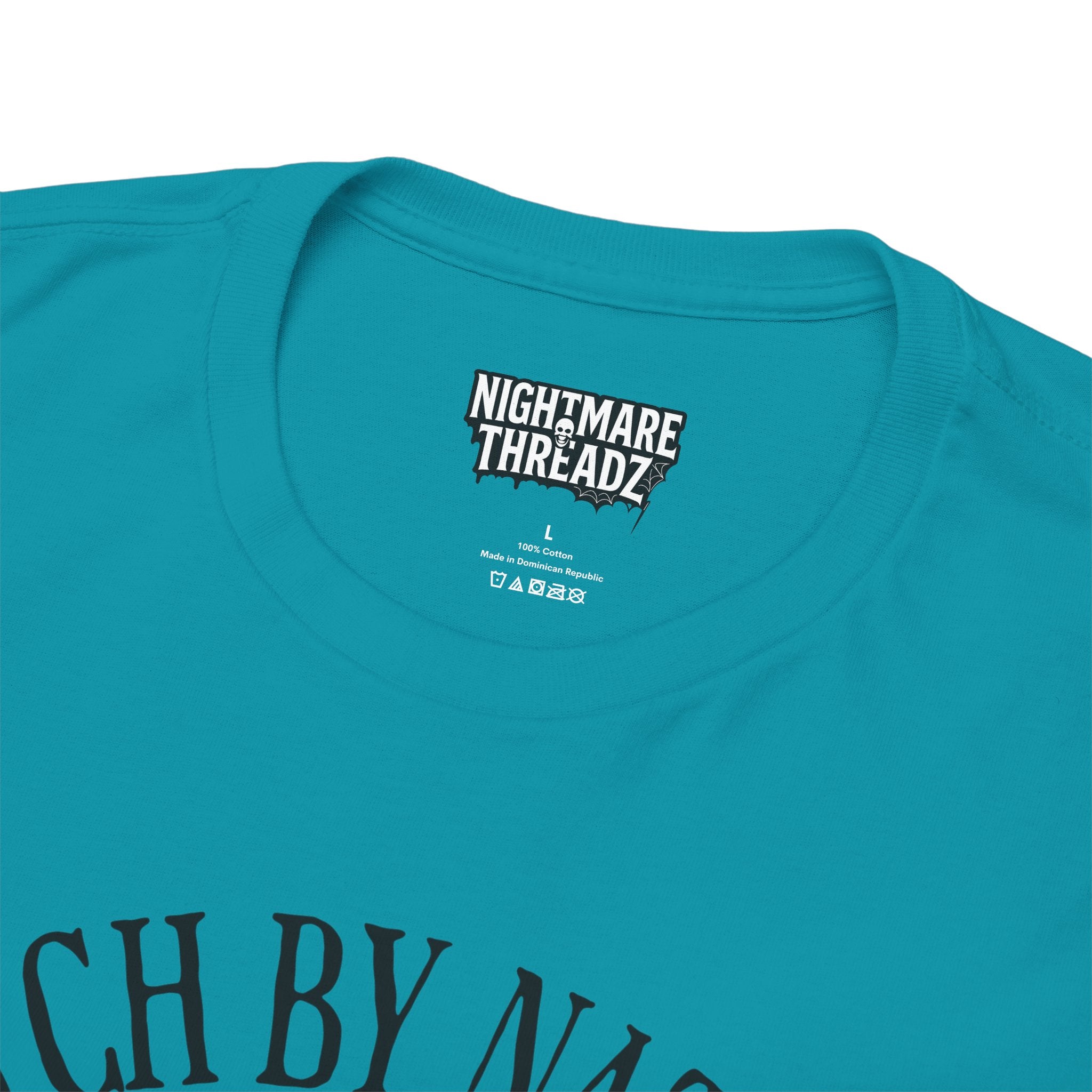 Witchy Cotton Tee - "Witch by Nature, Bitch by Choice" | Unisex Tee for Spooky Season, Boho Fashion, Festival Wear, Gift for Witches