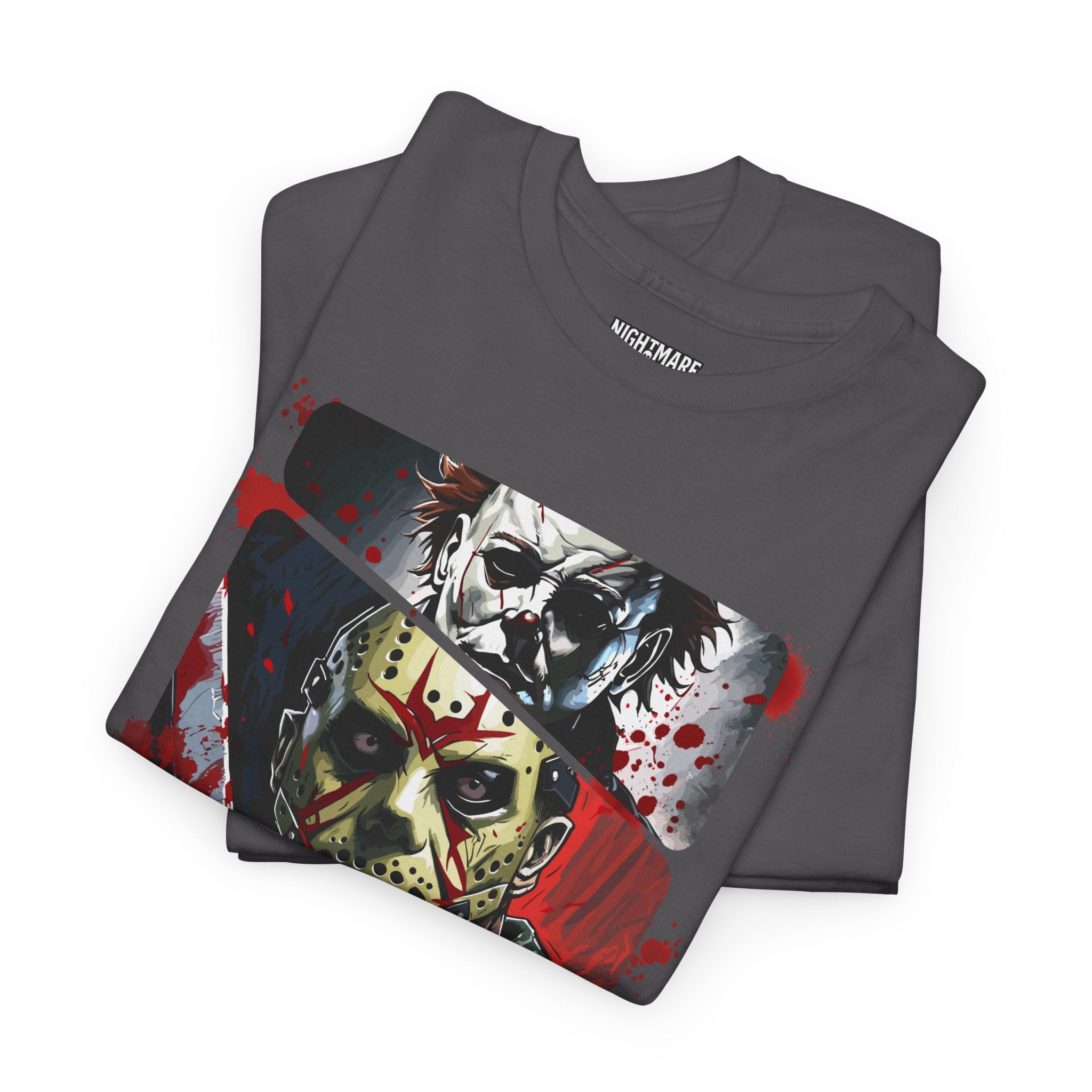 Horror Legends Horror Graphic Tee, Unisex Cotton Shirt, Halloween Costume, Horror Movie Gift, Spooky T-Shirt, Horror Fan Apparel
