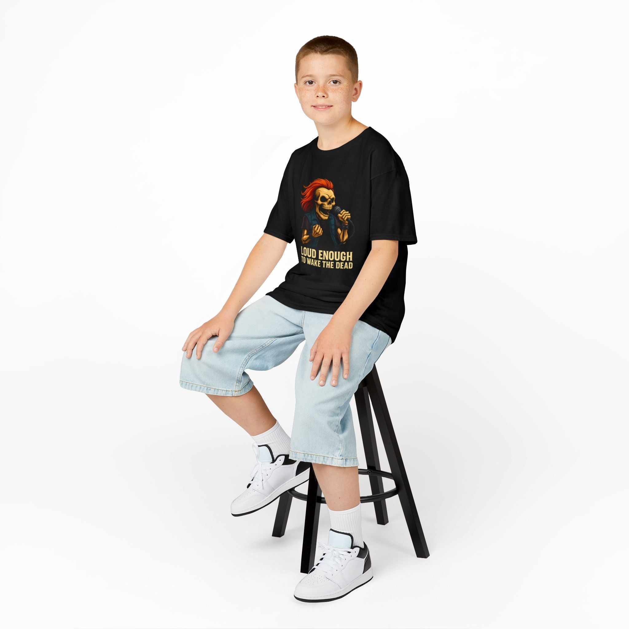 Bone Jams MC Bonez Kids Tee, Loud Enough  to Wake the Dead