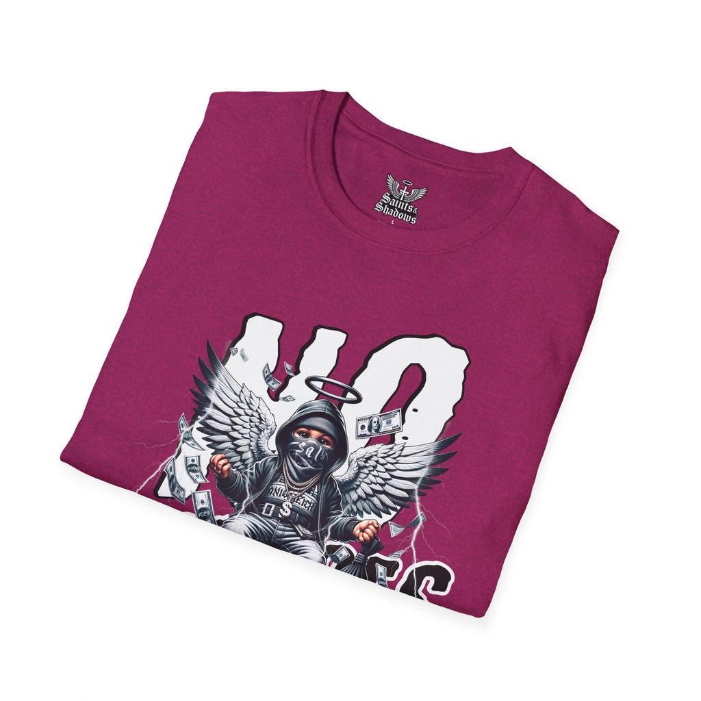 Saints and Shadows - No Exodus, Angelic Artwork Unisex Softstyle T-Shirt, Casual Wear