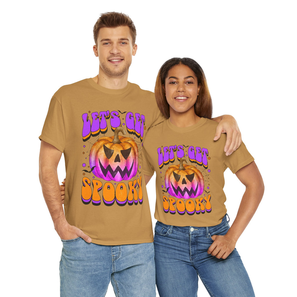 Halloween Spooky Pumpkin Tee, Unisex Cotton Shirt, Halloween Costume, Fall Festivities, Trick or Treat