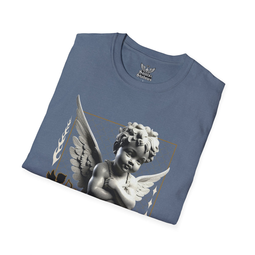 Saints and Shadows - Matchmaker, Angelic Artwork Unisex Softstyle T-Shirt, Casual Wear
