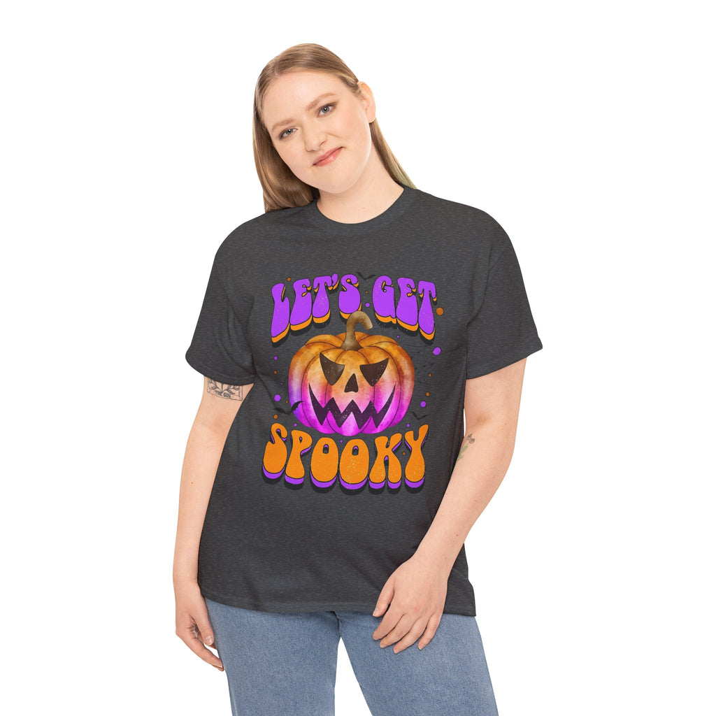 Halloween Spooky Pumpkin Tee, Unisex Cotton Shirt, Halloween Costume, Fall Festivities, Trick or Treat