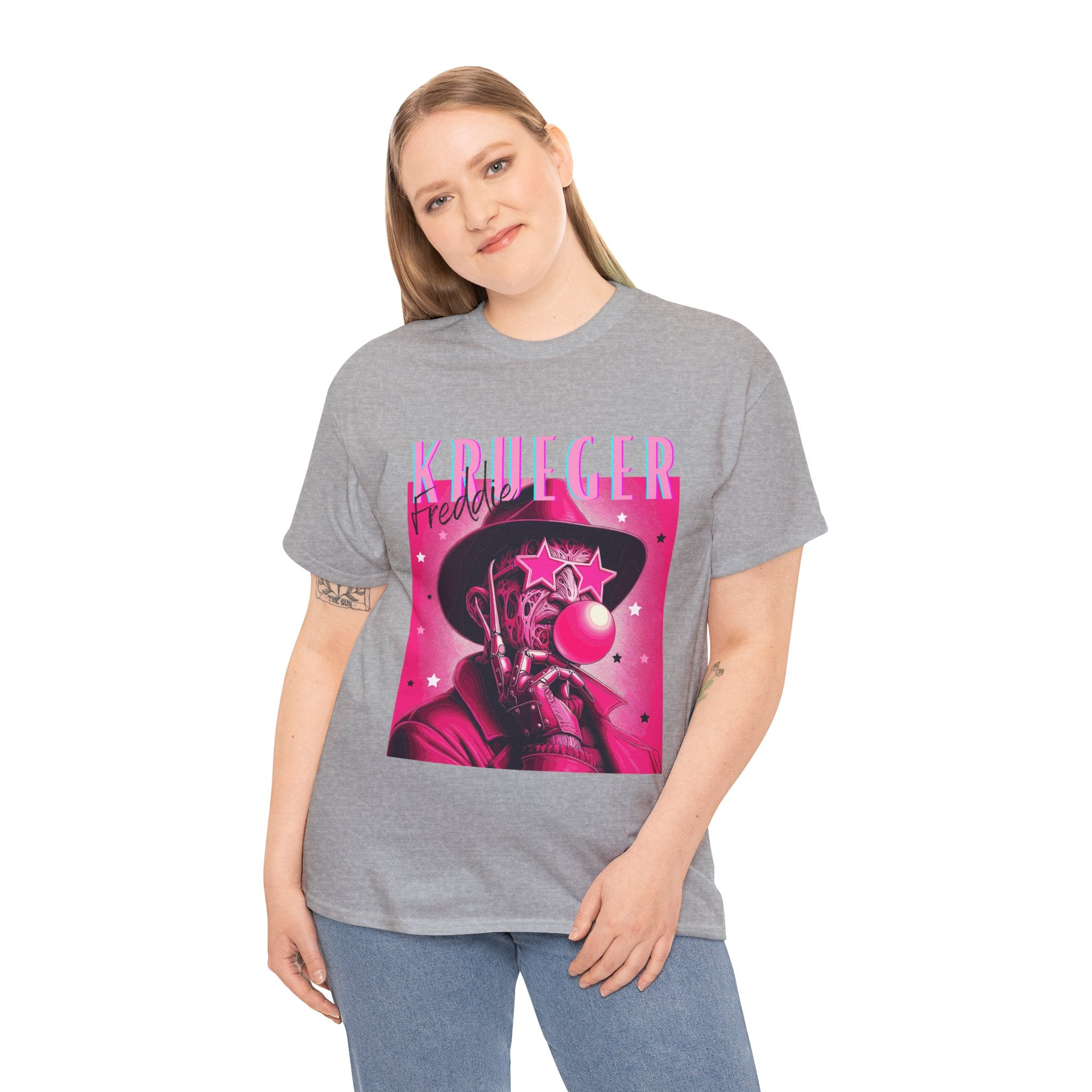 Freddie Kruger, Horror Graphic Tee, Unisex Cotton Shirt, Halloween Costume, Horror Movie Gift, Spooky T-Shirt, Horror Fan Apparel