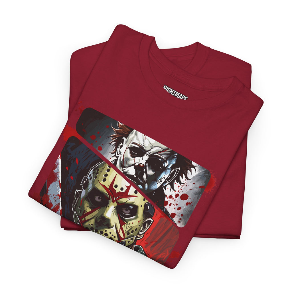 Horror Legends Horror Graphic Tee, Unisex Cotton Shirt, Halloween Costume, Horror Movie Gift, Spooky T-Shirt, Horror Fan Apparel