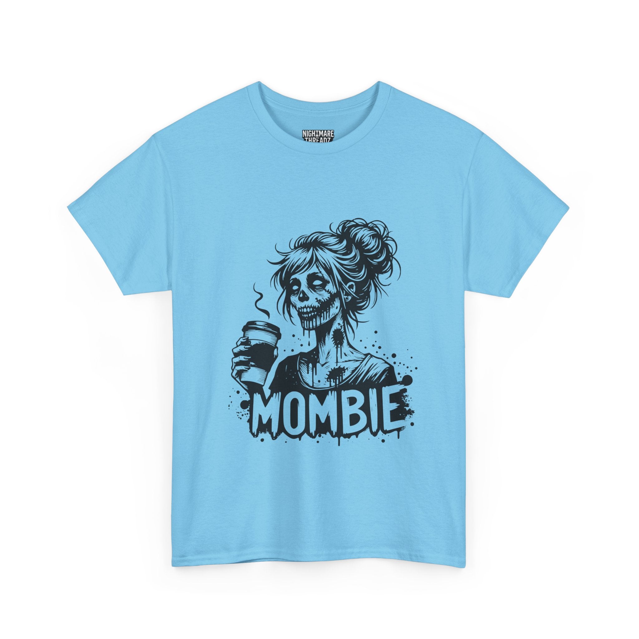 Mombie Unisex Tee, Perfect for Halloween, Gift for Moms, Relaxed Fit, Funny T-Shirt, Unique Graphic Tee, Casual Wear