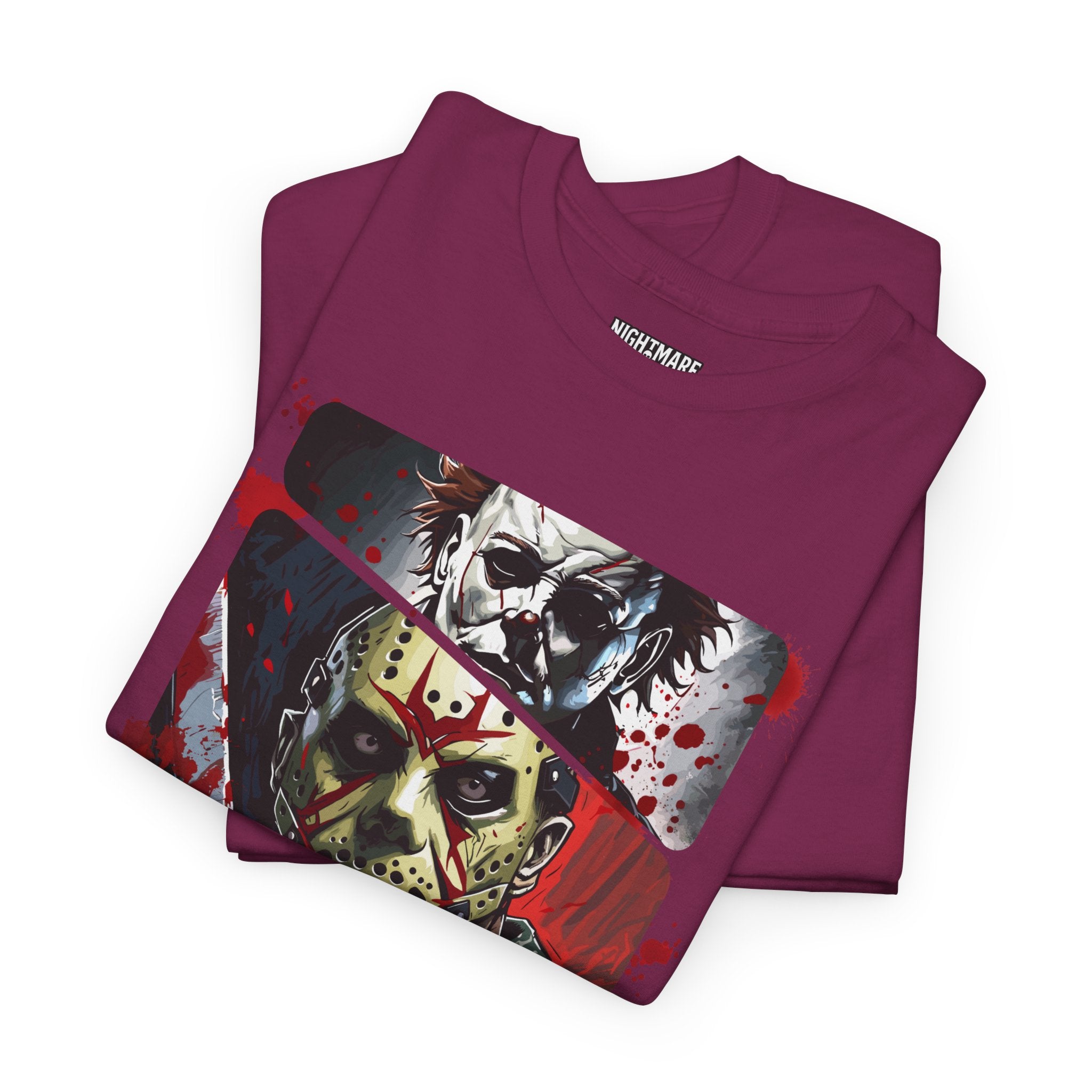 Horror Legends Horror Graphic Tee, Unisex Cotton Shirt, Halloween Costume, Horror Movie Gift, Spooky T-Shirt, Horror Fan Apparel