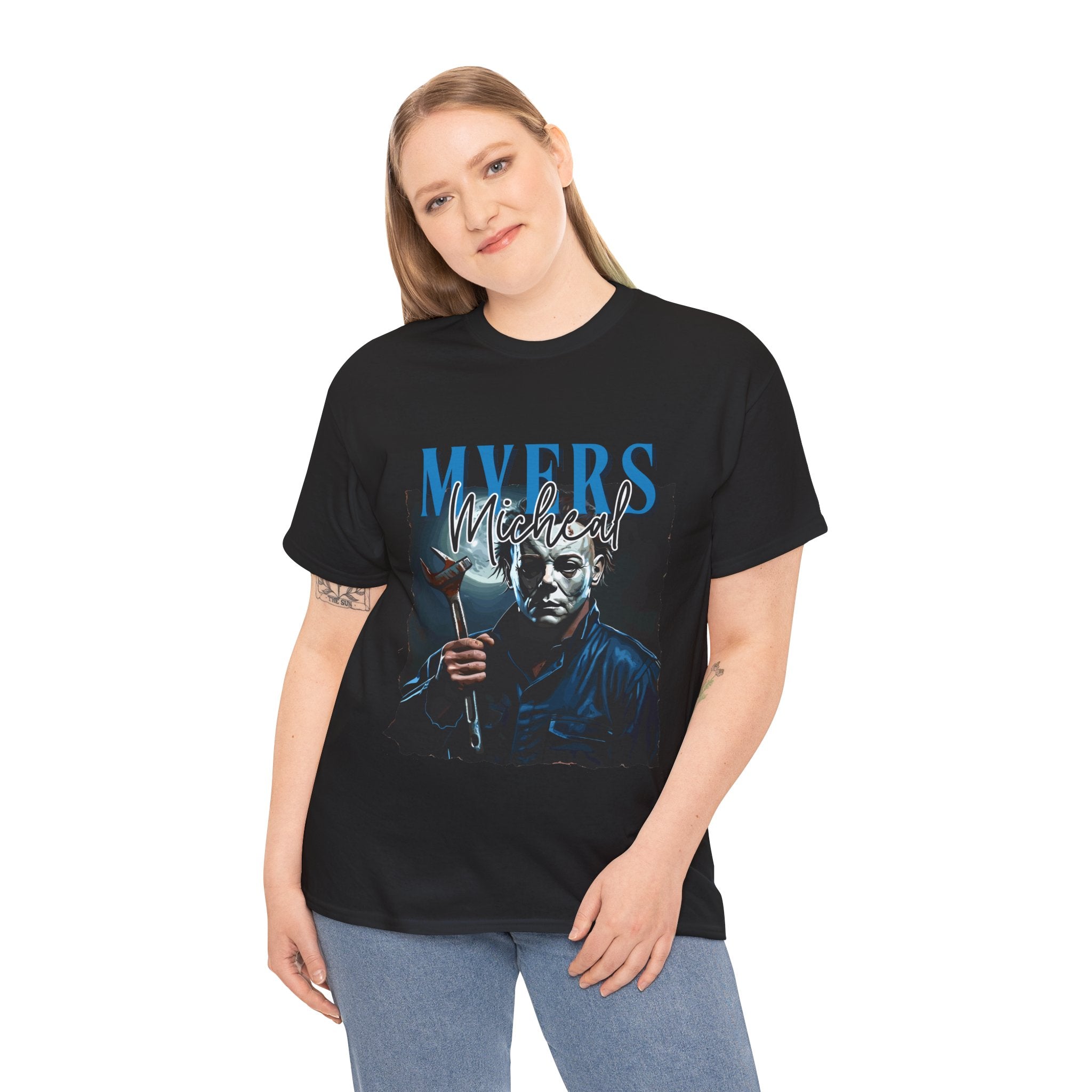 Michael Myers - Horror Graphic Tee, Unisex Cotton Shirt, Halloween Costume, Horror Movie Gift, Spooky T-Shirt, Horror Fan Apparel