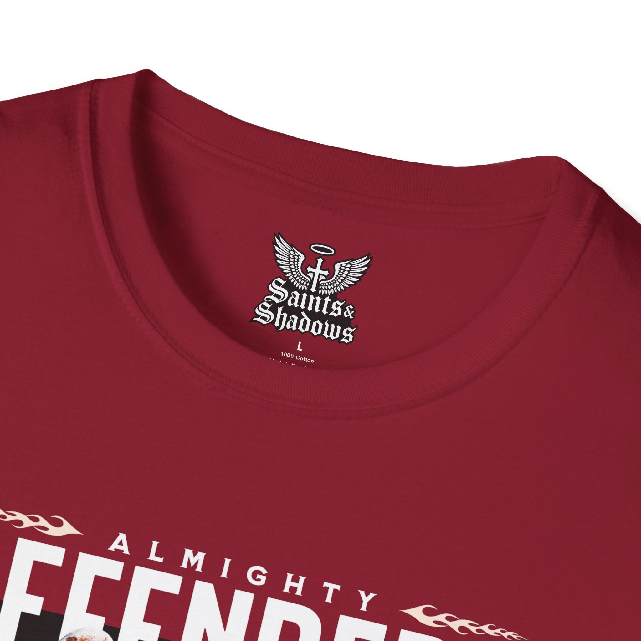 Saints and Shadows - Almighty Defenders, Angelic Artwork Unisex Softstyle T-Shirt, Casual Wear