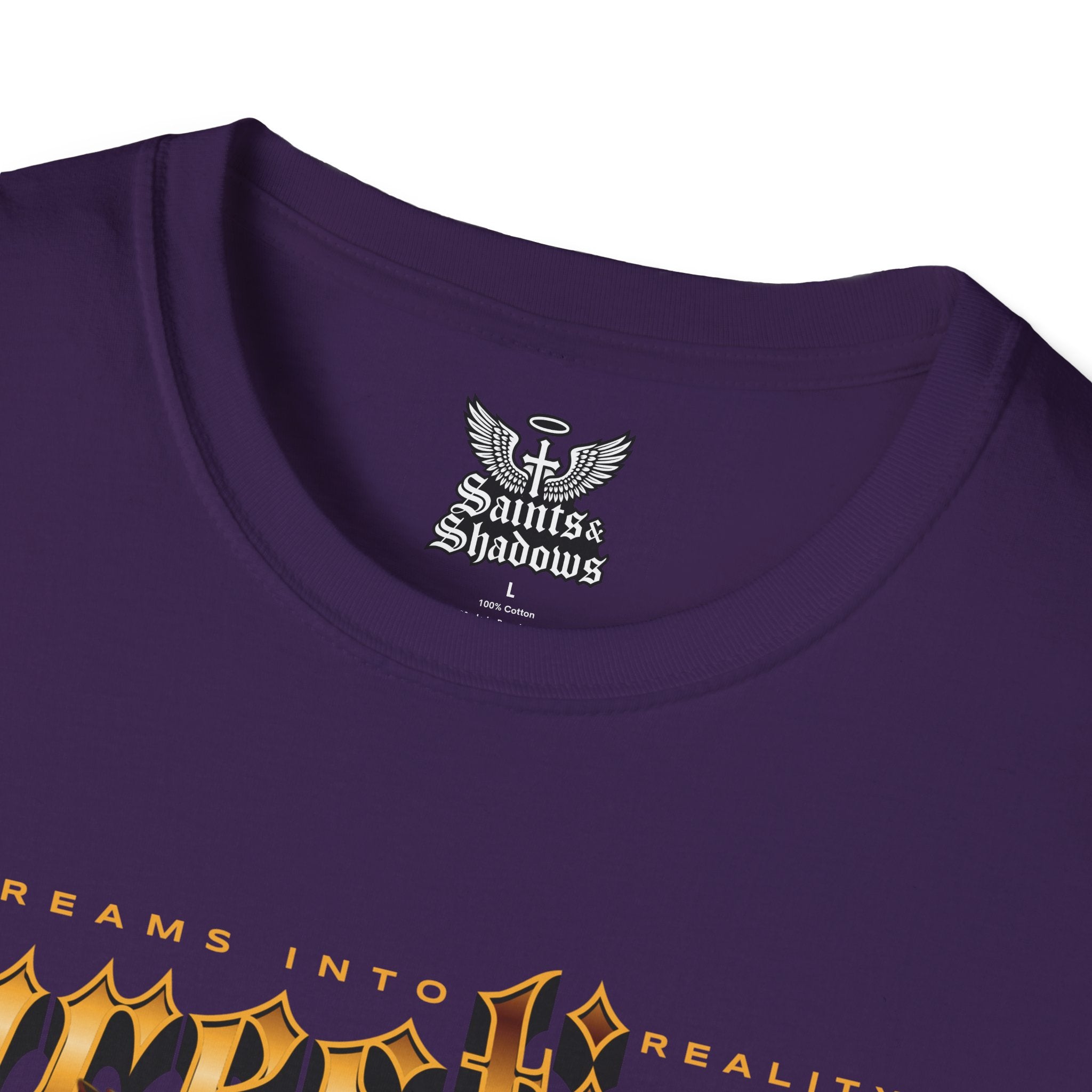 Saints and Shadows - Prestige, Angelic Artwork Unisex Softstyle T-Shirt, Casual Wear