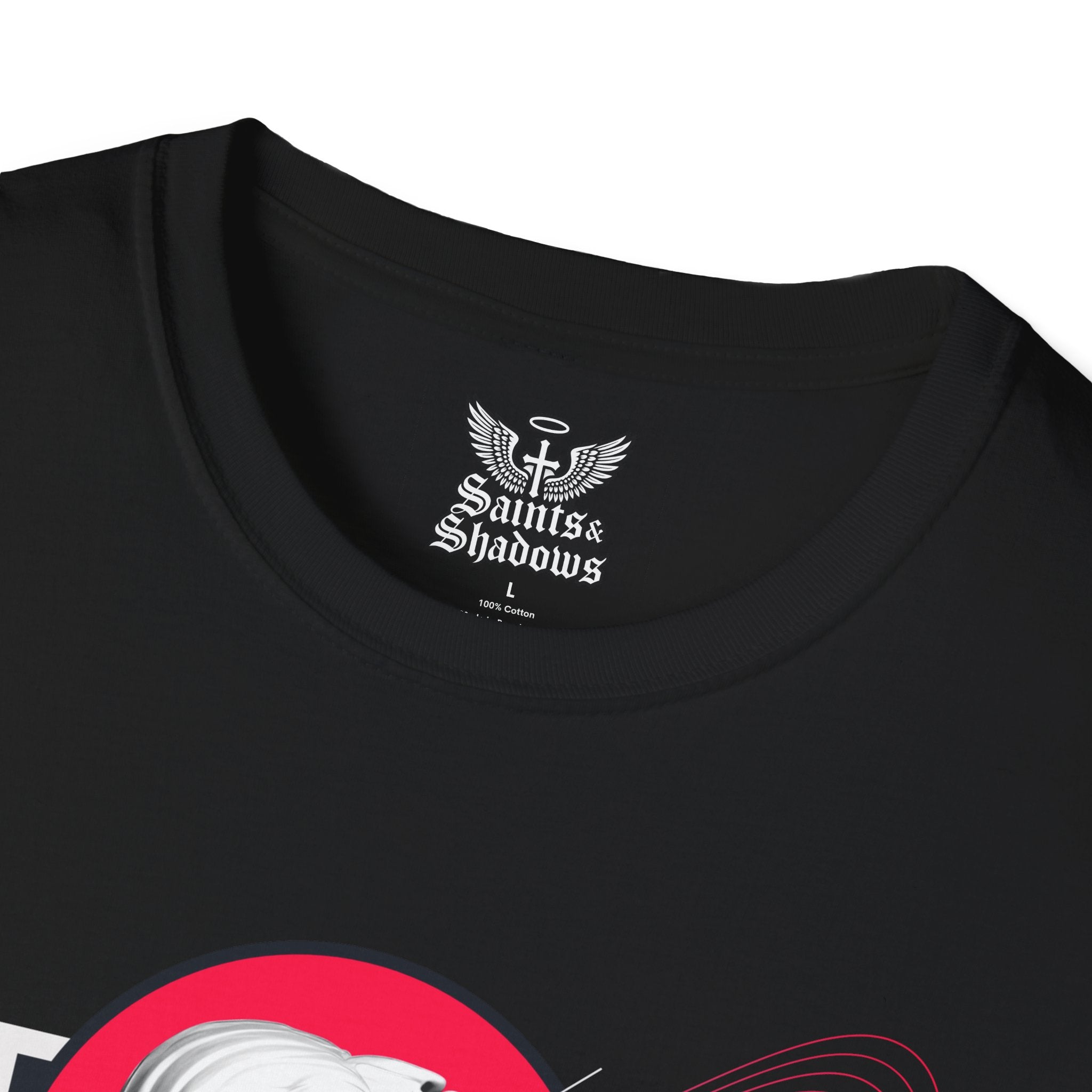 Saints and Shadows - Synthetic Dream, Angelic Artwork Unisex Softstyle T-Shirt, Casual Wear