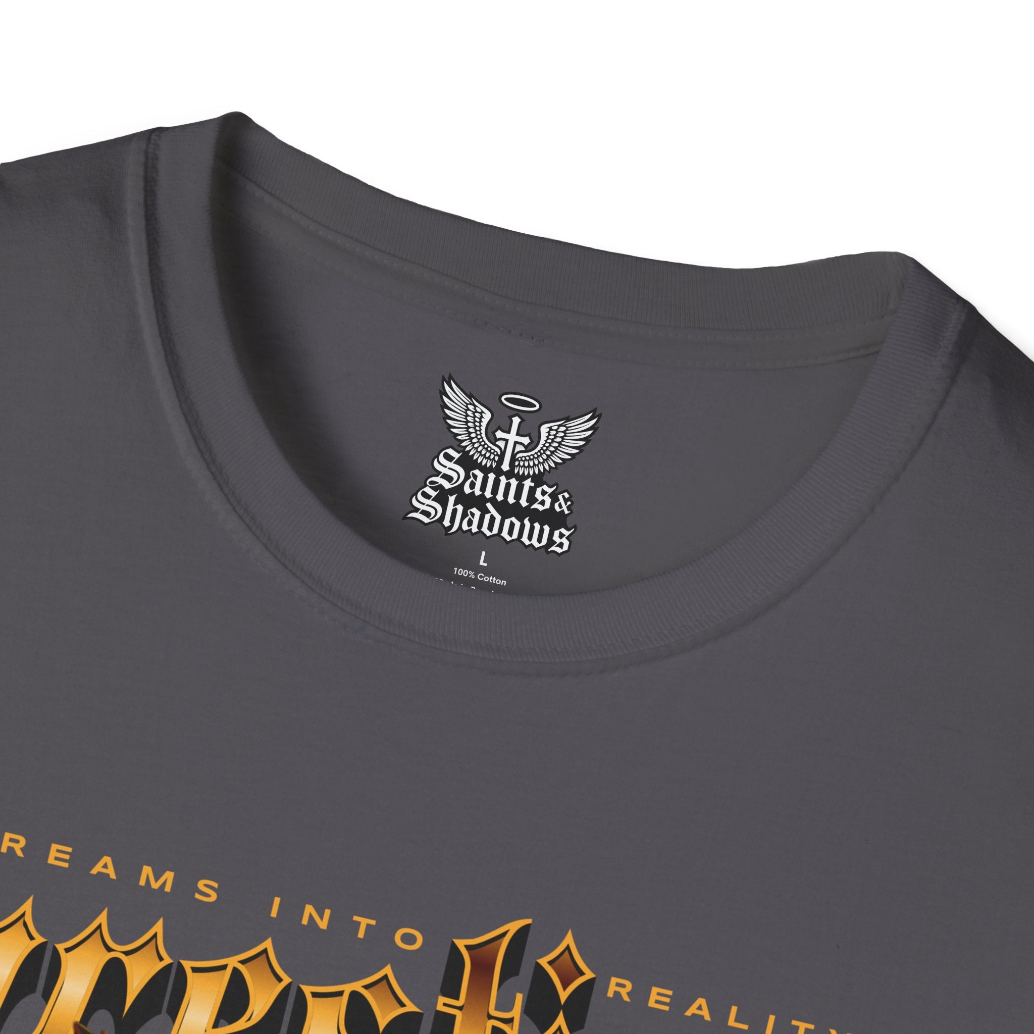 Saints and Shadows - Prestige, Angelic Artwork Unisex Softstyle T-Shirt, Casual Wear