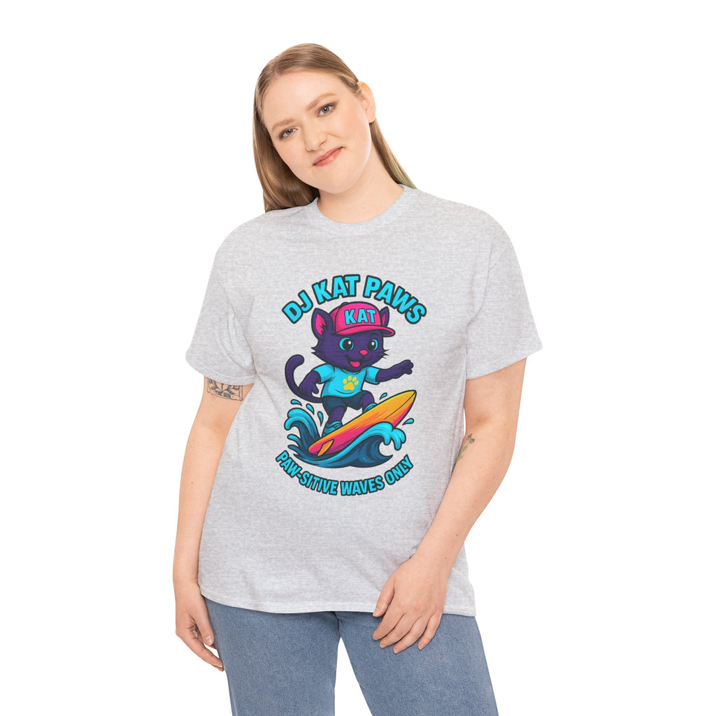 DJ KAT PAWS Paw-sitive Waves Only Tee