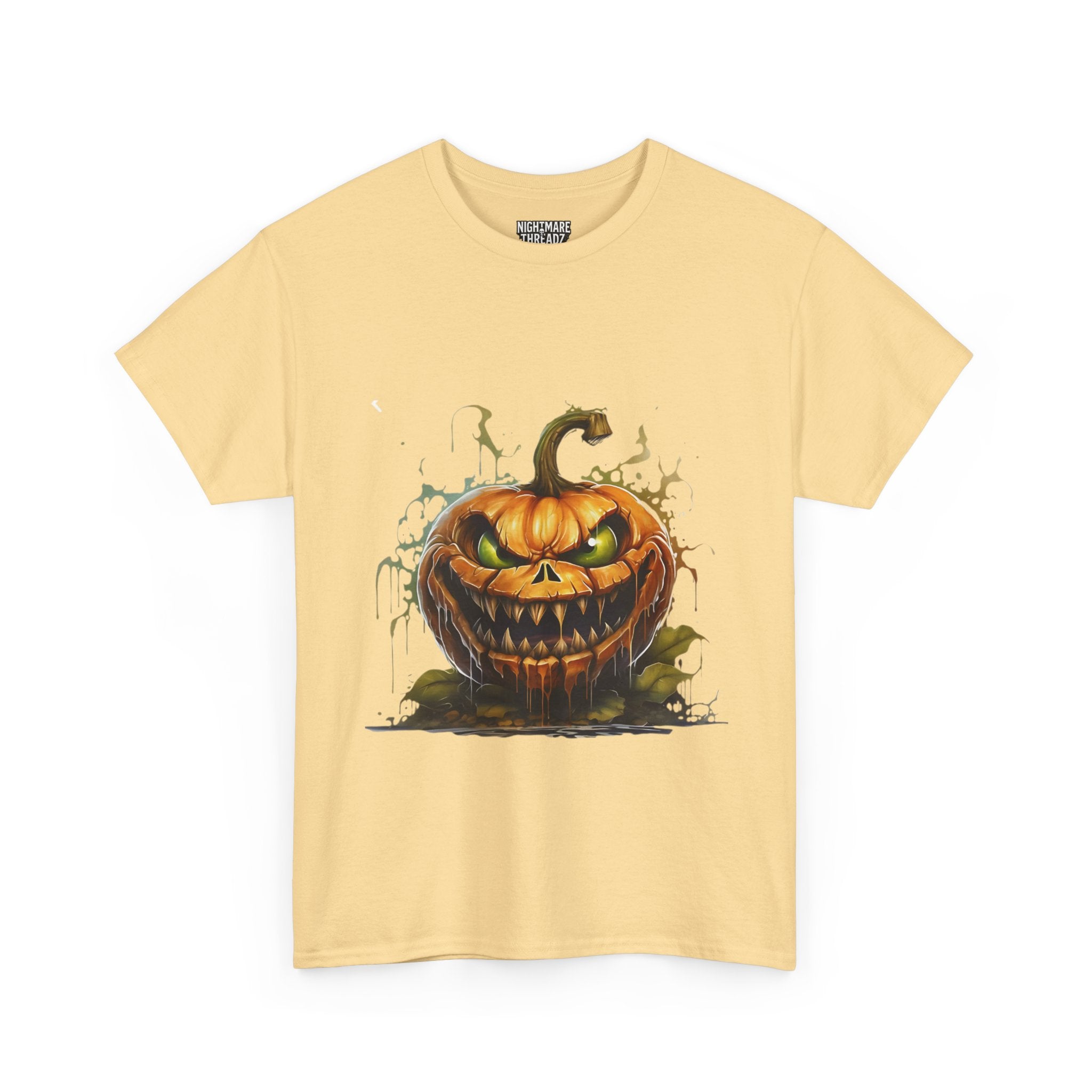Spooky Pumpkin, Horror Graphic Tee, Unisex Cotton Shirt, Halloween Costume, Horror Movie Gift, Spooky T-Shirt, Horror Fan Apparel