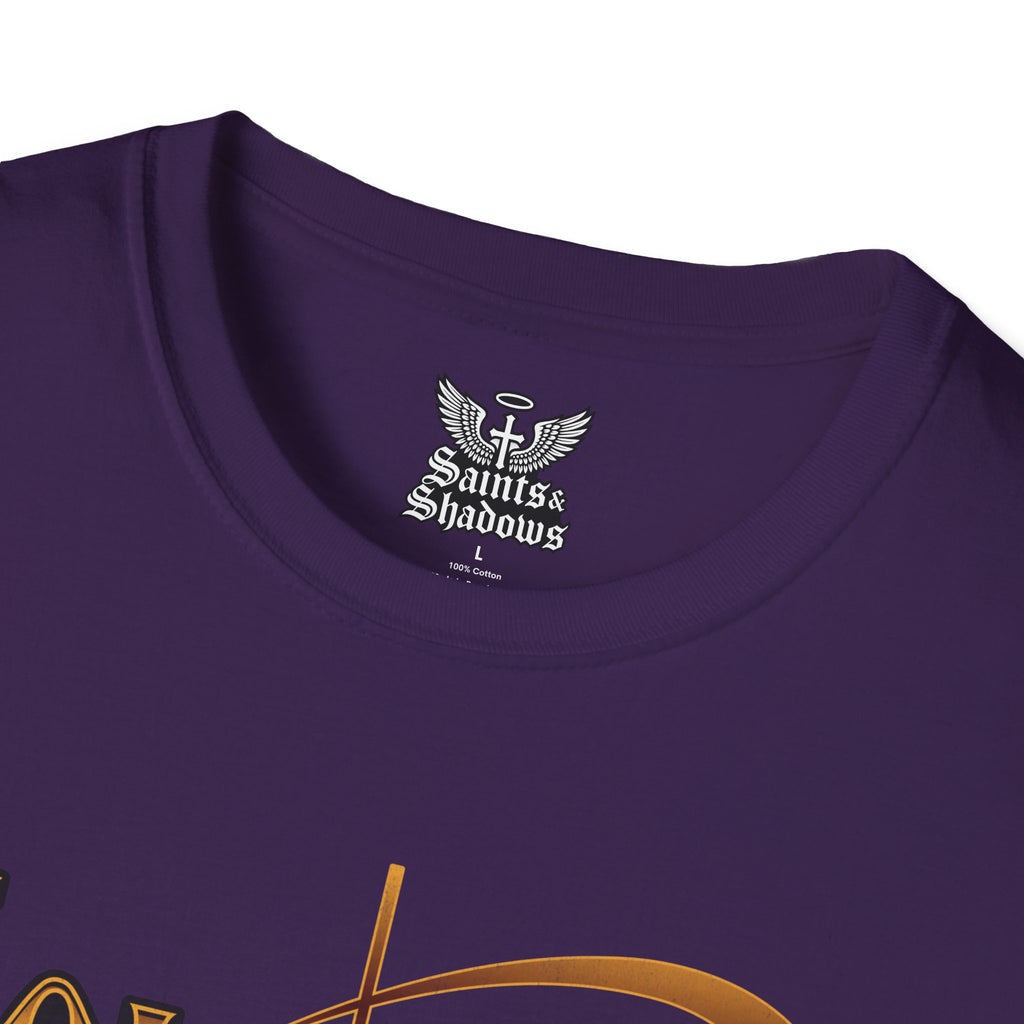 Saints and Shadows - Solitude, Angelic Artwork Unisex Softstyle T-Shirt, Casual Wear