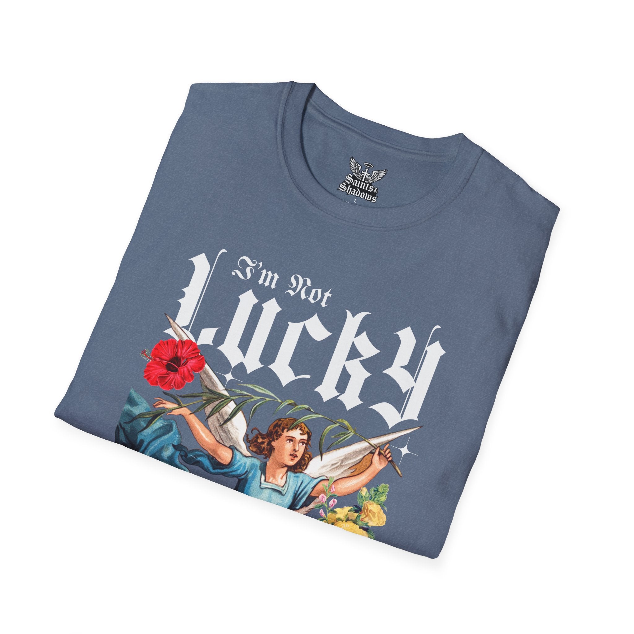 Saints and Shadows - I'm Not Lucky, But I'm Blessed T-Shirt, Unisex Graphic Tee