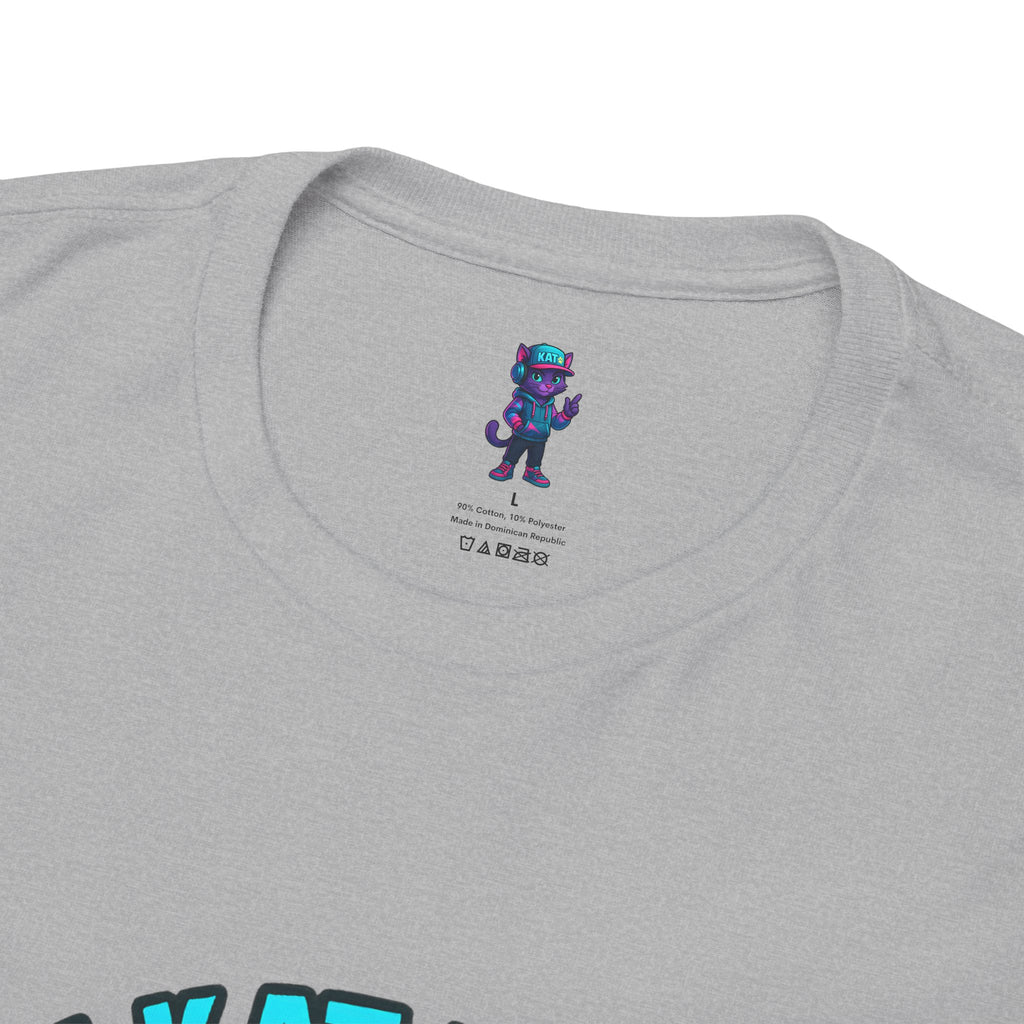DJ KAT PAWS Surfing Fun T-Shirt | Stay Cool, Have Fun, Play Safe, Be You! | Fun Summer Tee, Gift for Cat Lovers, Beach Vibes