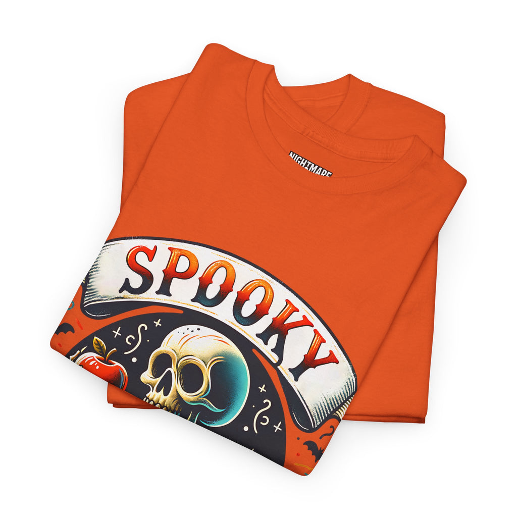 Spooky Teacher Tee, Halloween Shirt, Unisex Cotton T-Shirt, Funny Teacher Gift, Skeleton Design, Fall Apparel