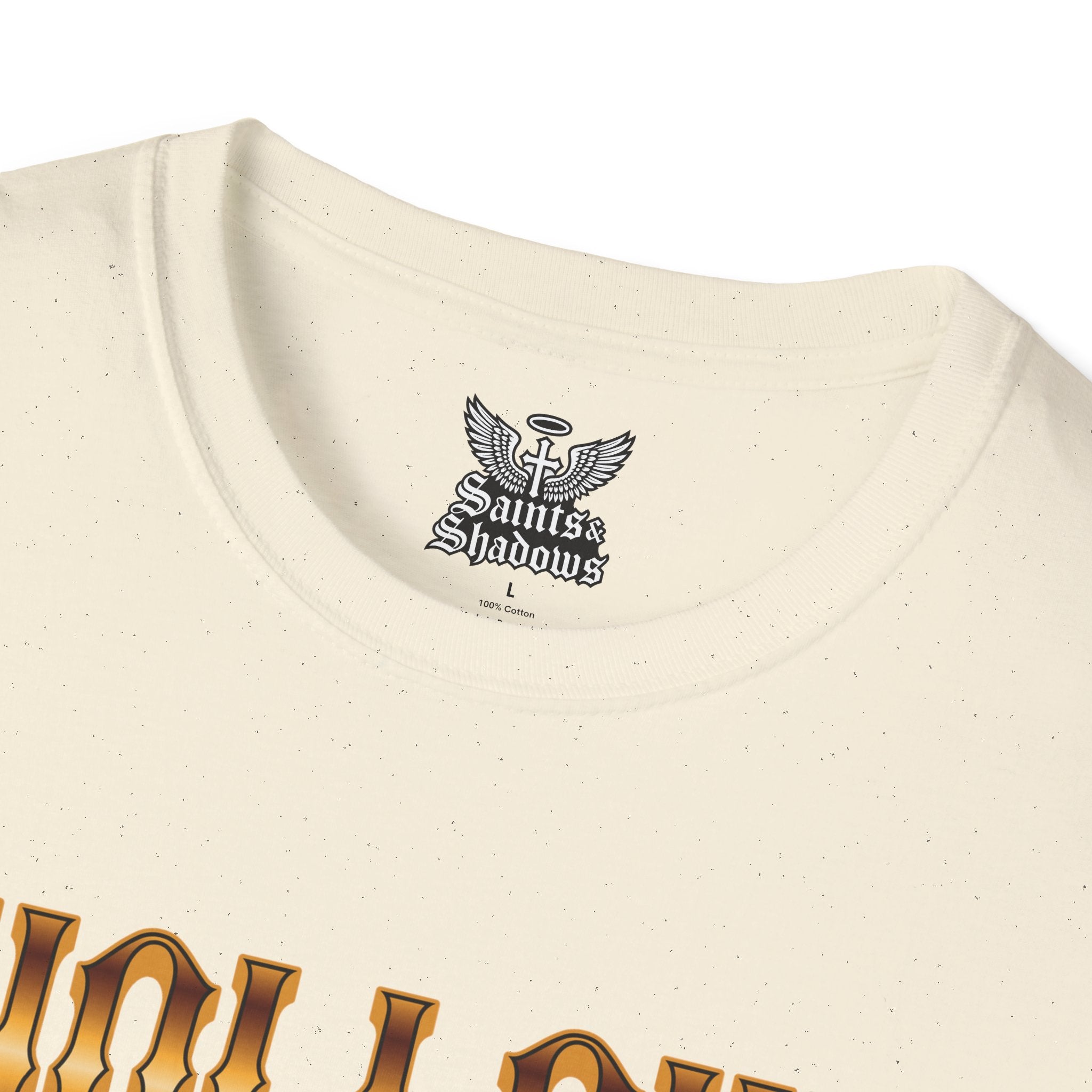 Saints and Shadows - Hollow, Angelic Artwork Unisex Softstyle T-Shirt, Casual Wear