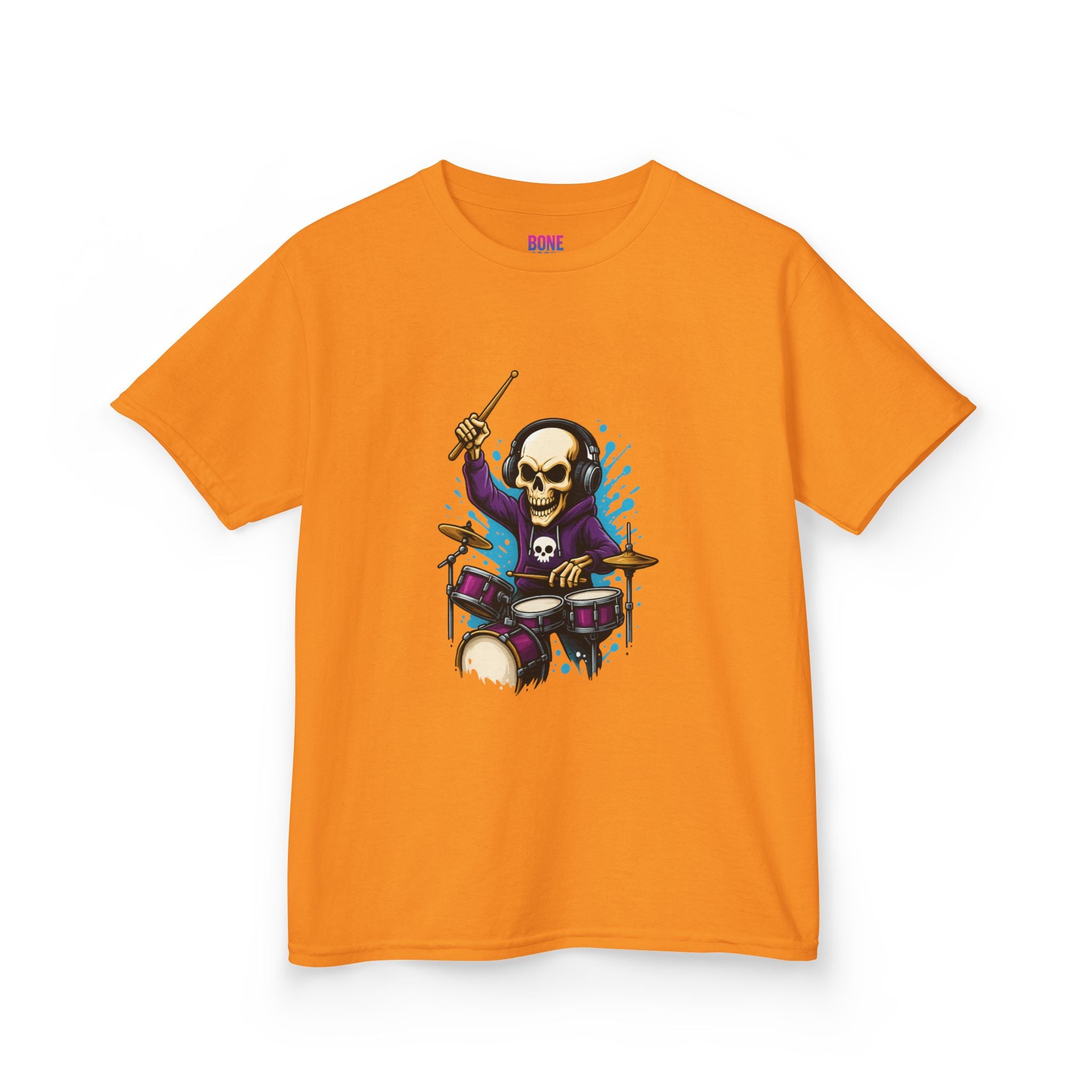 Bone Jams MC Bonez Kids Tee, Drumming Up The Dead