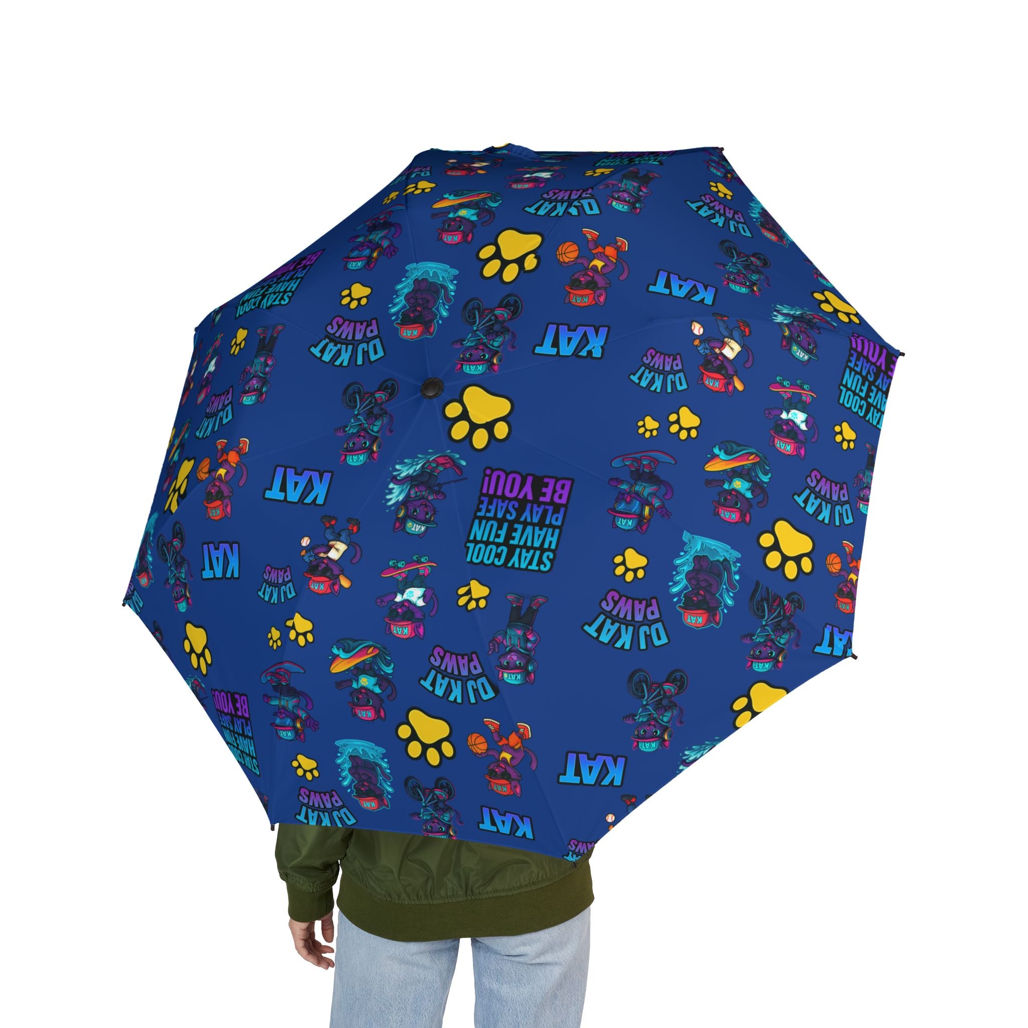 DJ Kat Paws Foldable Umbrella