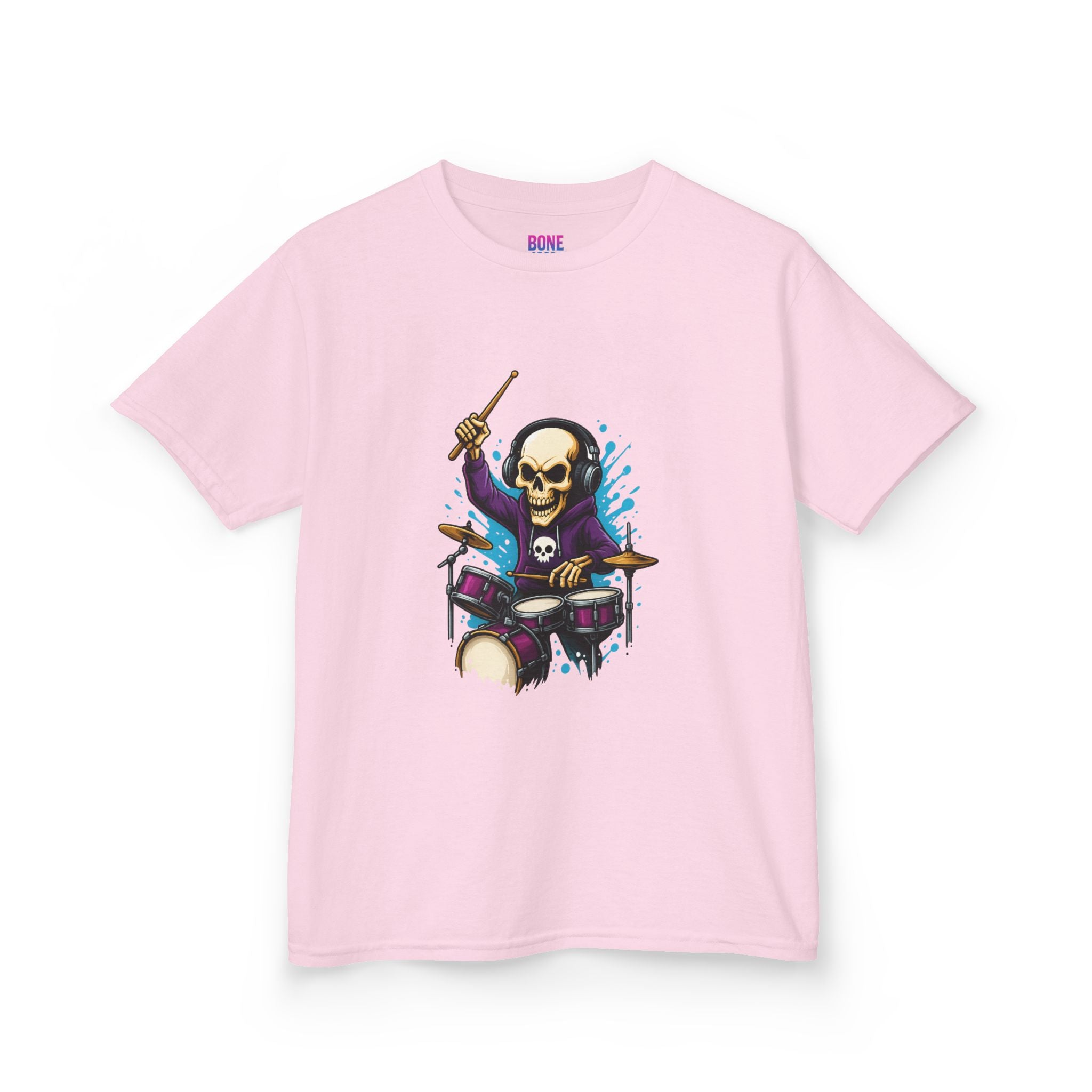 Bone Jams MC Bonez Kids Tee, Drumming Up The Dead