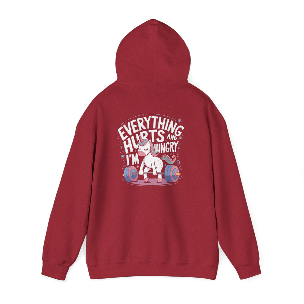 Everything Hurts, Everyday Grind Sweatshirt for Fitness Enthusiasts, Gym Hoodie, Workout Gear, Gift for Gym Lovers