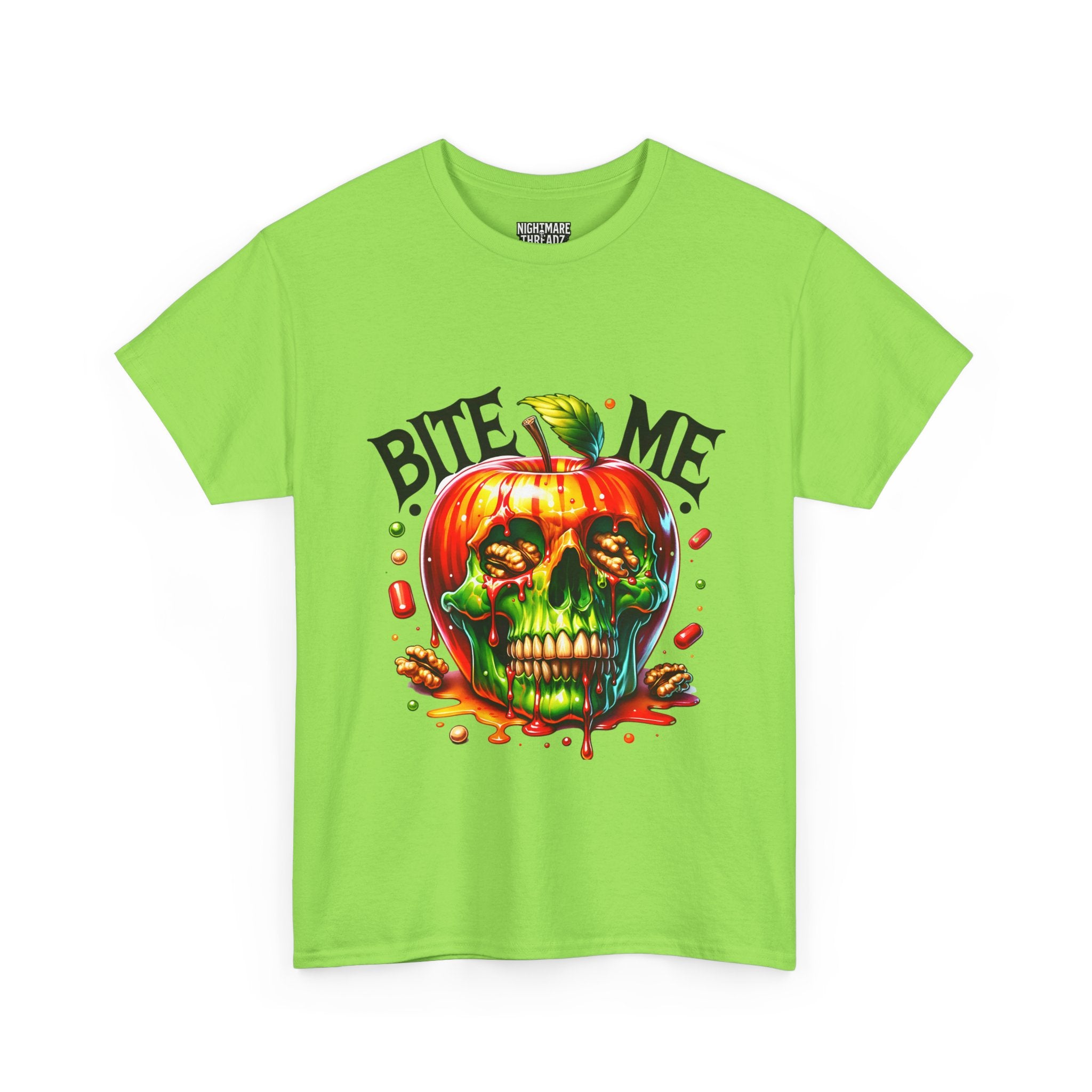 Bite Me Skull T-Shirt, Fun Graphic Tee, Halloween Costume Top, Trendy Casual Wear, Unique Gift Idea for Friends
