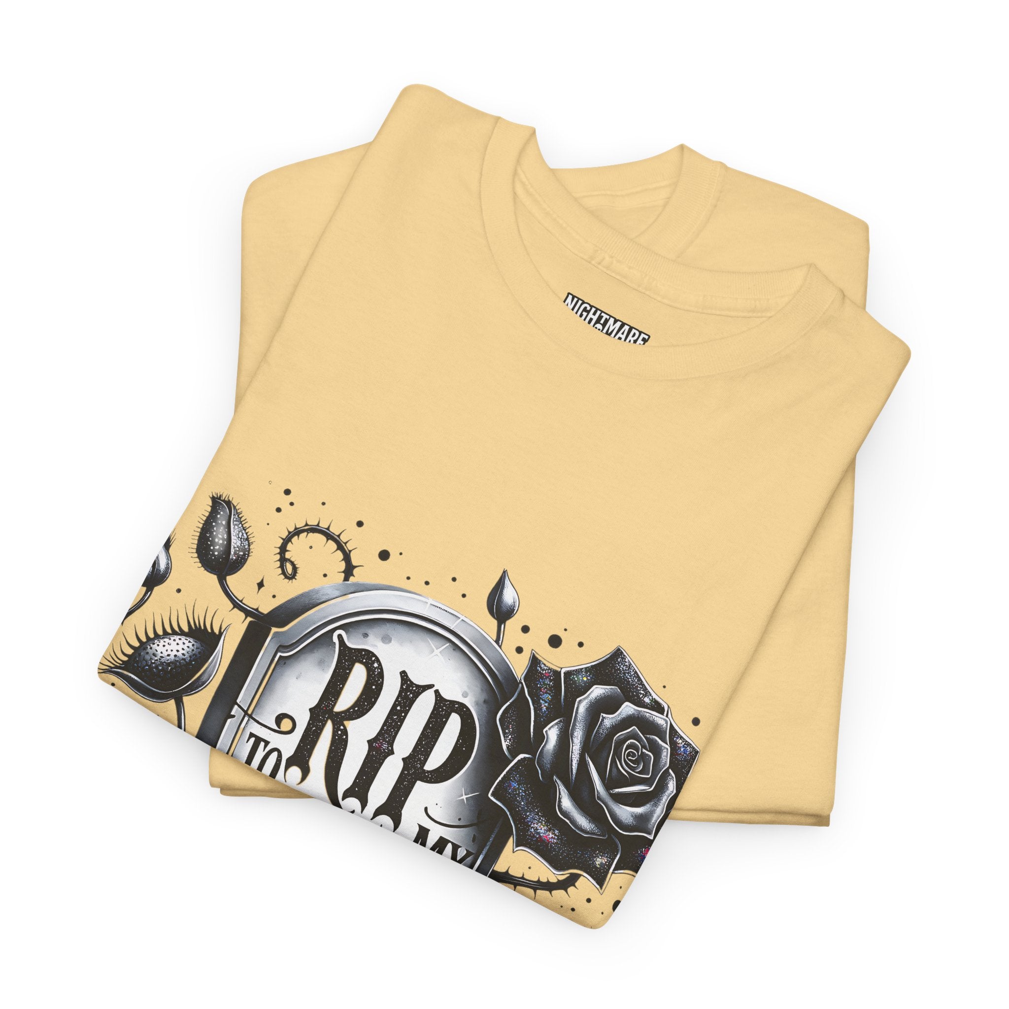 RIP to My 30s, Heavy, Unisex Graphic Shirt, Birthday Gift, Casual Wear, Vintage Style, Floral Design T-shirt