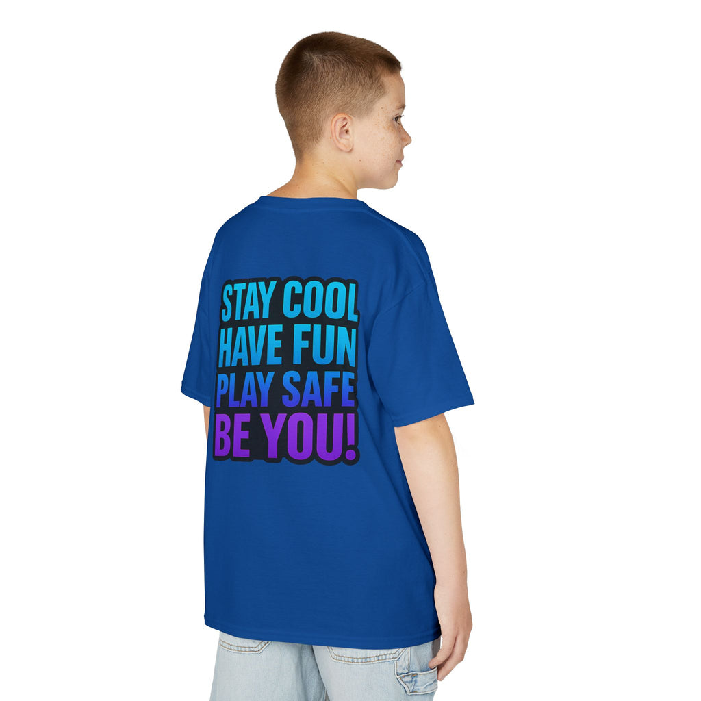DJ KAT PAWS - Fun Skater Cat Design, Youth Summer T-Shirt, Cool Kids Apparel, Birthday Gift, Trendy Casual Wear