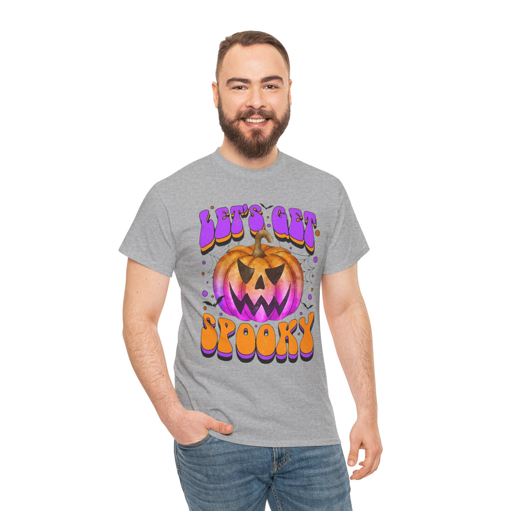 Halloween Spooky Pumpkin Tee, Unisex Cotton Shirt, Halloween Costume, Fall Festivities, Trick or Treat