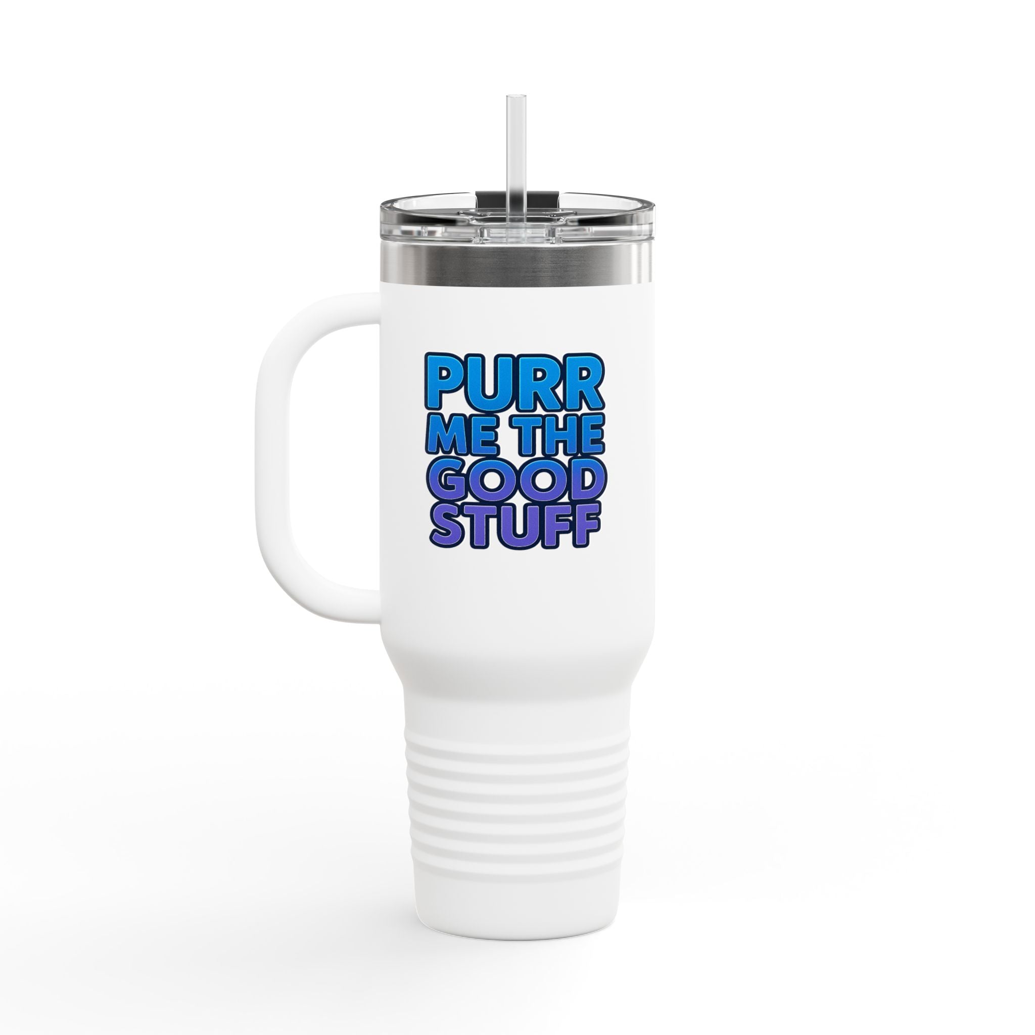 DJ KAT Paws - Purr-fectly Awesome Insulated Travel Mug, 40oz