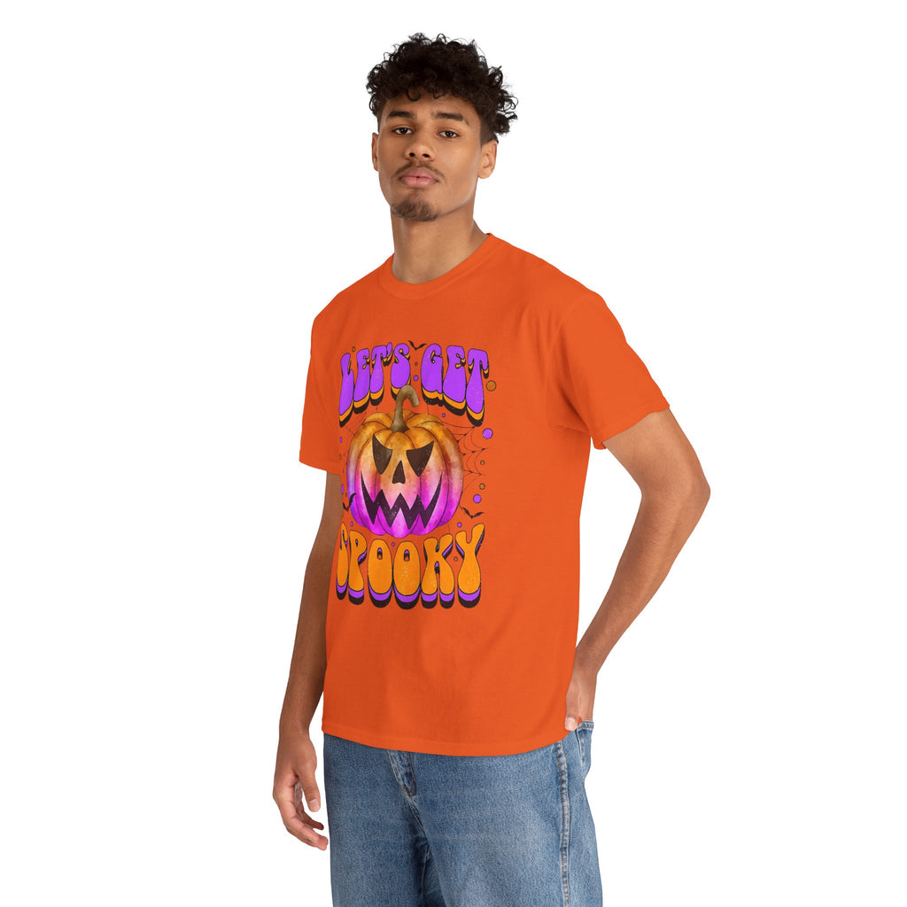 Halloween Spooky Pumpkin Tee, Unisex Cotton Shirt, Halloween Costume, Fall Festivities, Trick or Treat