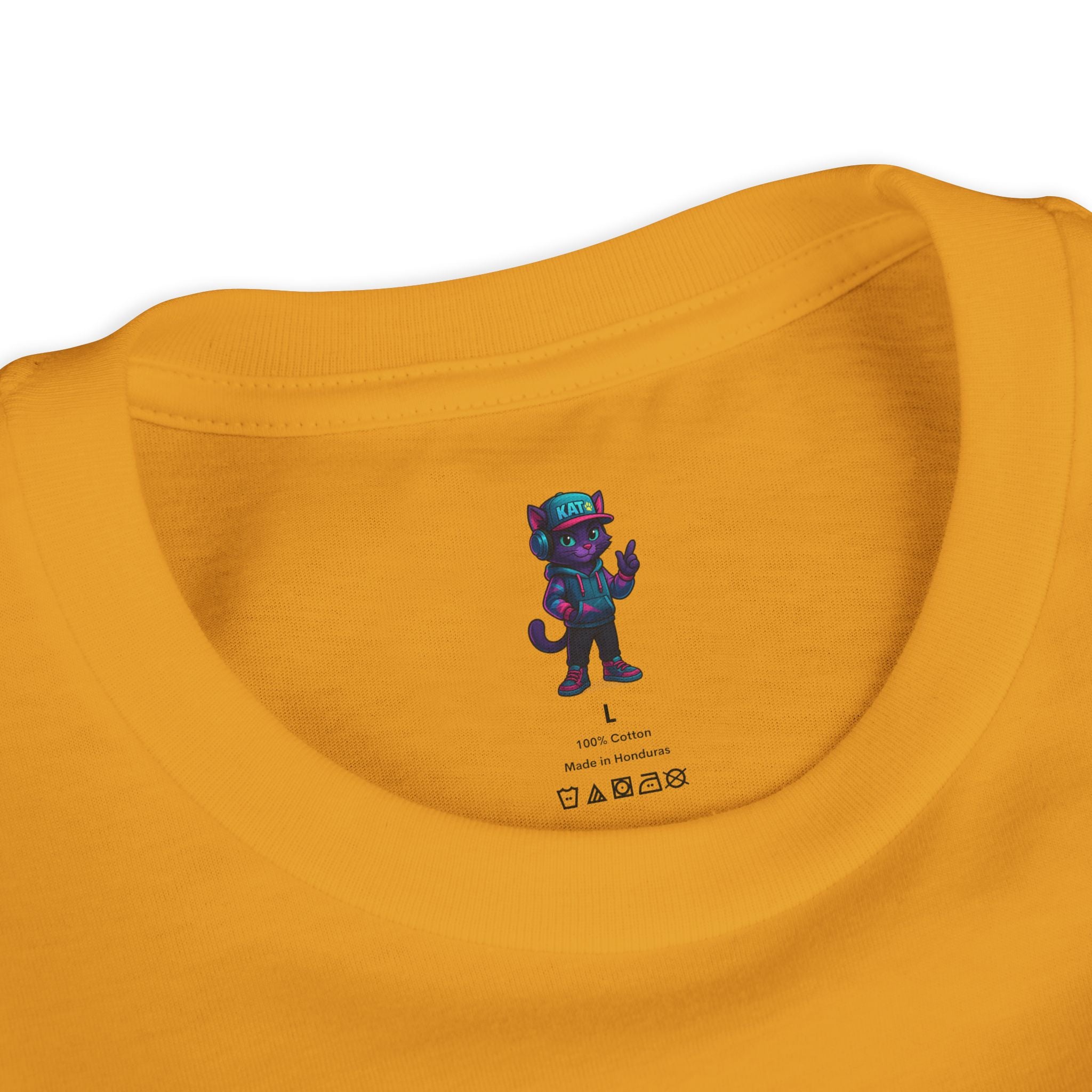 DJ KAT PAWS Paw-Sitive Waves Only, Youth Tee | Kids Surfing T-Shirt, Fun Cat Graphic Top, Summer Apparel, Gifts for Animal Lovers