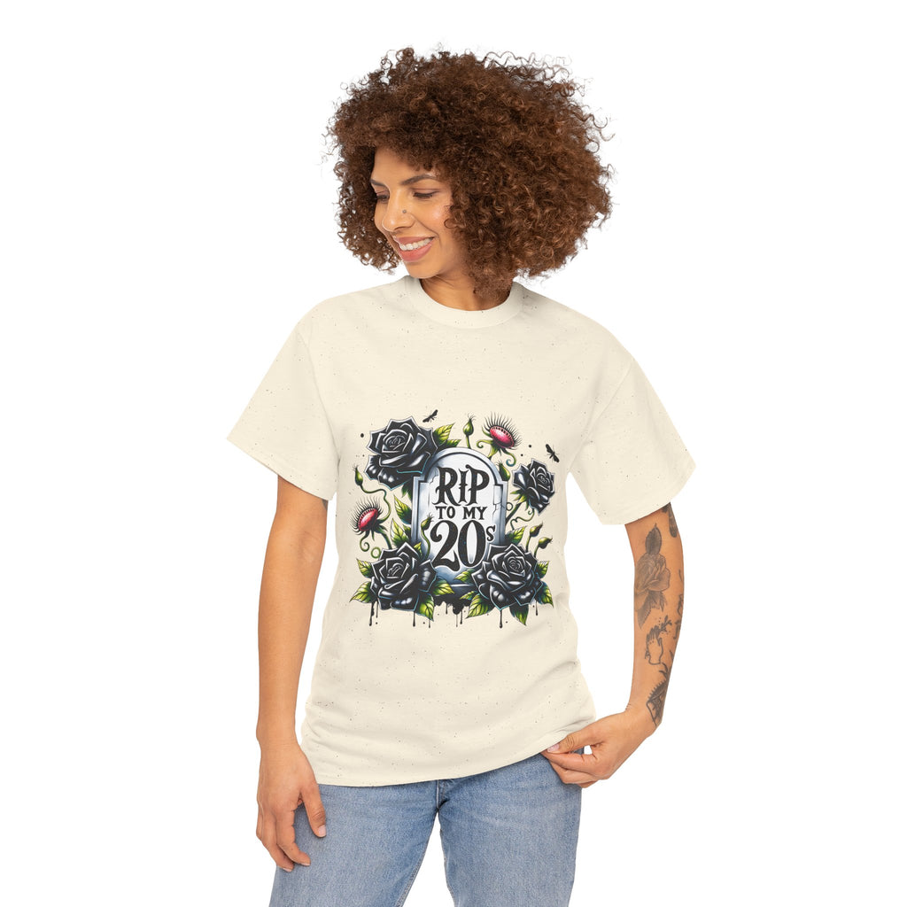 RIP to My 20s Tee, Funny Birthday Gift, Vintage Style Oversized Shirt, Casual Wardrobe Staple, Celebration Apparel