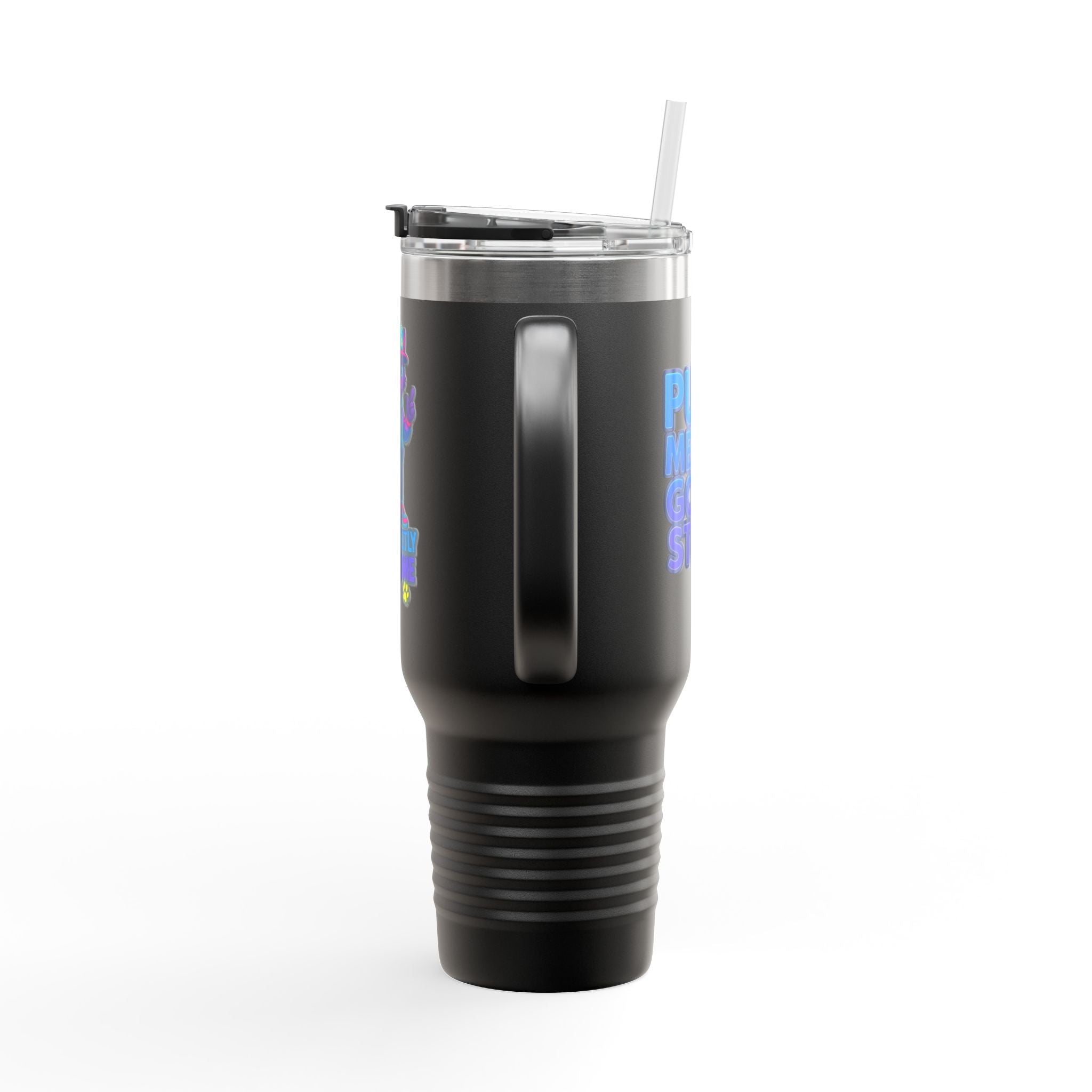DJ KAT Paws - Purr-fectly Awesome Insulated Travel Mug, 40oz