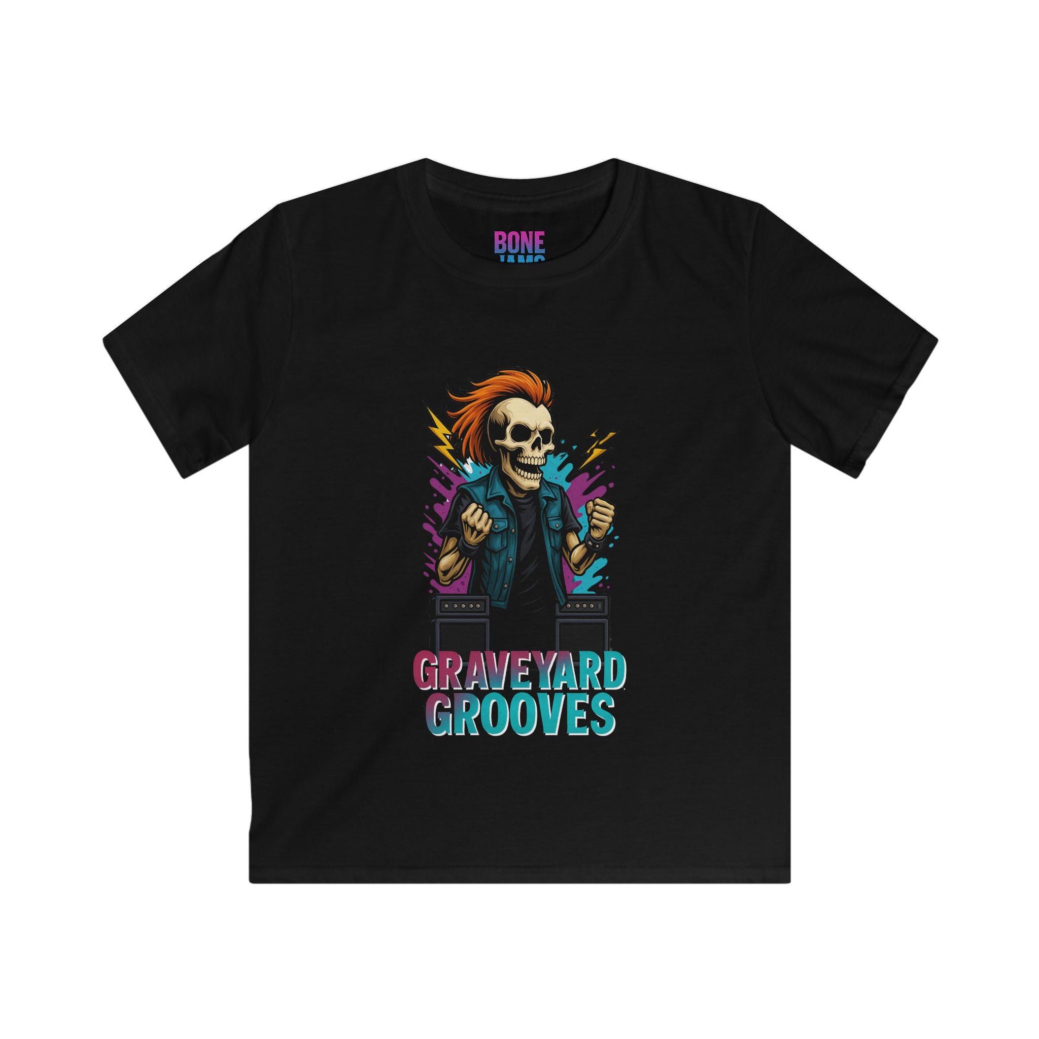 Bone Jams MC Bonez, Kids Tee Graveyard Grooves