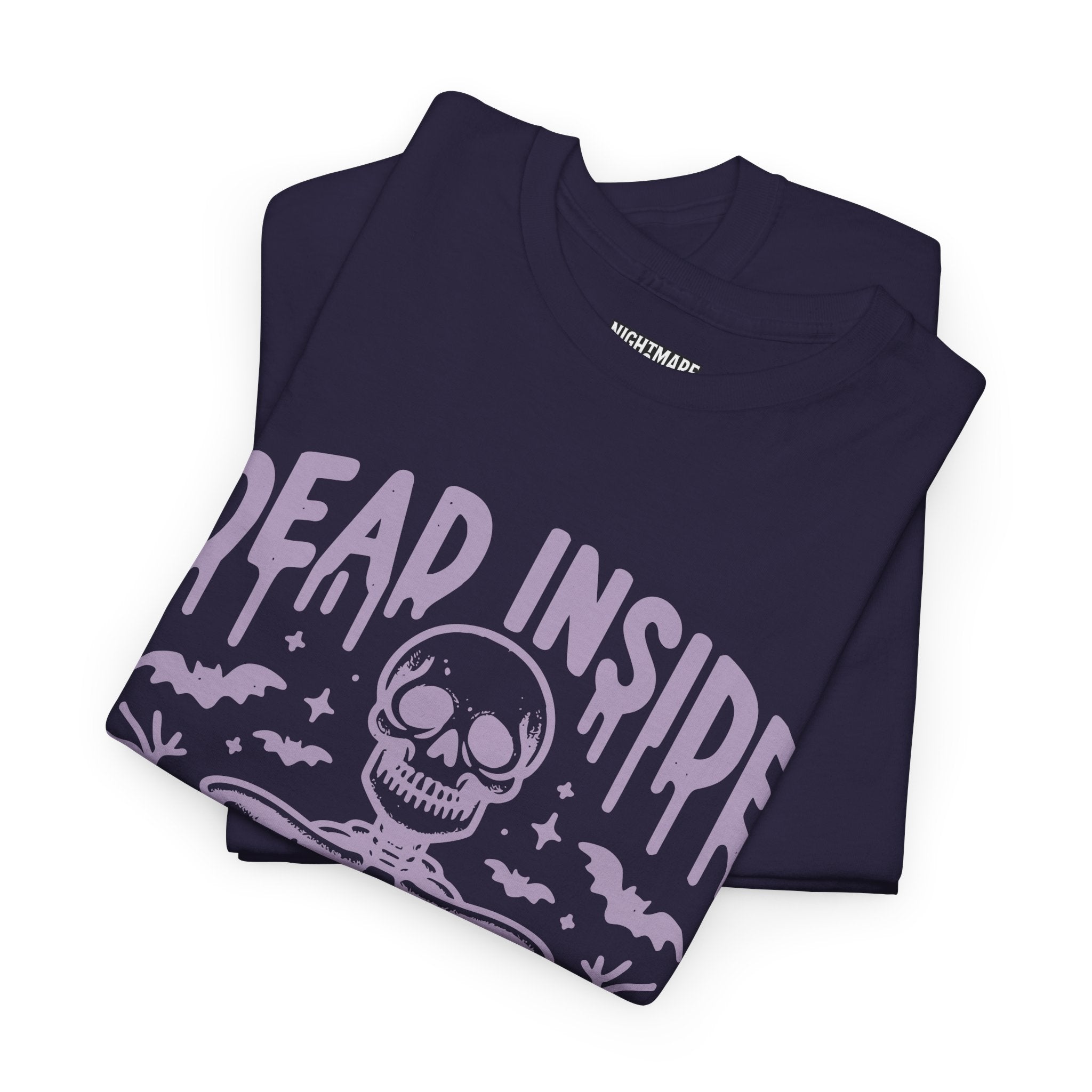 Spooky Season Dead Inside Unisex Tee, Halloween Shirt, Graphic Tee, Fall Apparel, Ghostly Vibes, Comfy Everyday Wear