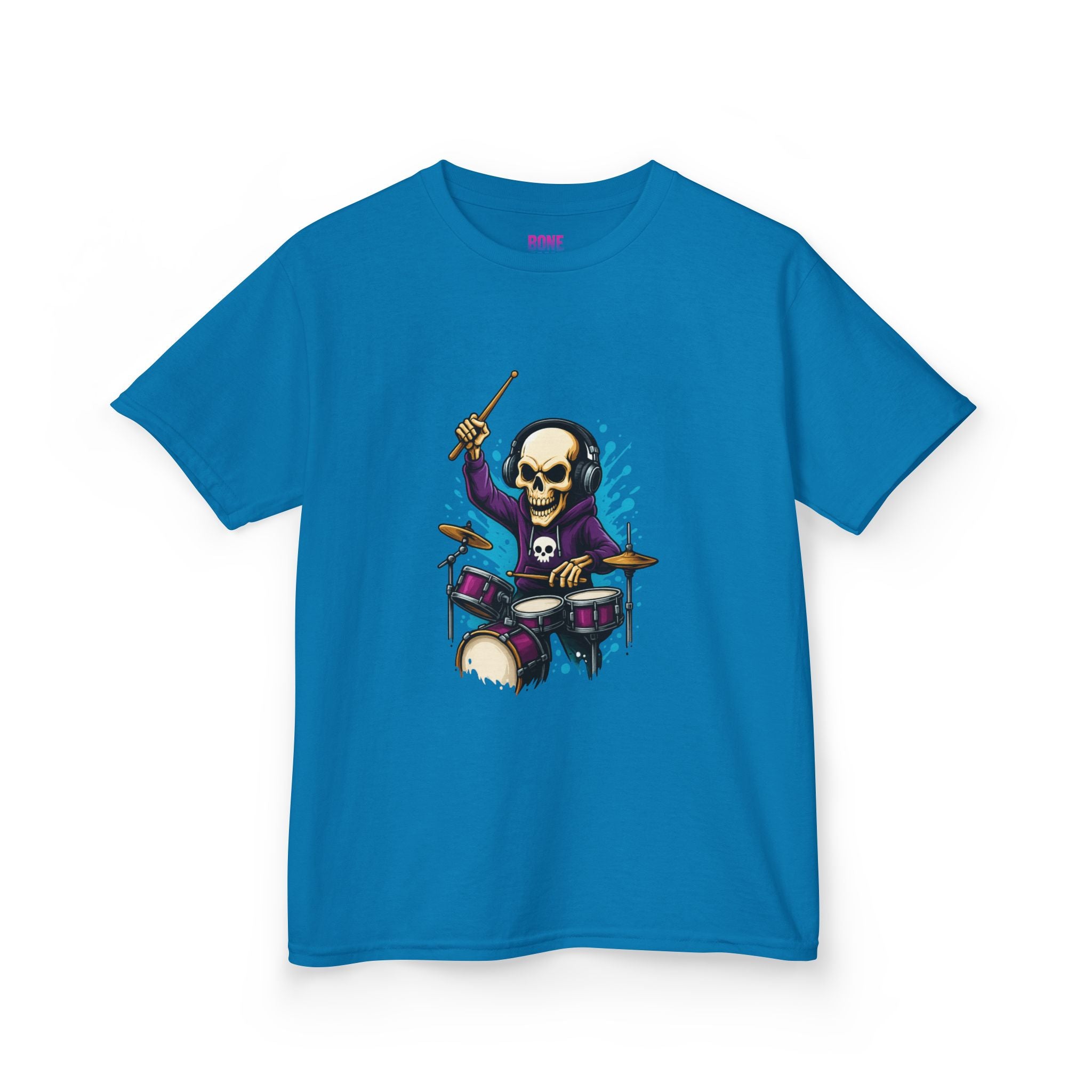 Bone Jams MC Bonez Kids Tee, Drumming Up The Dead
