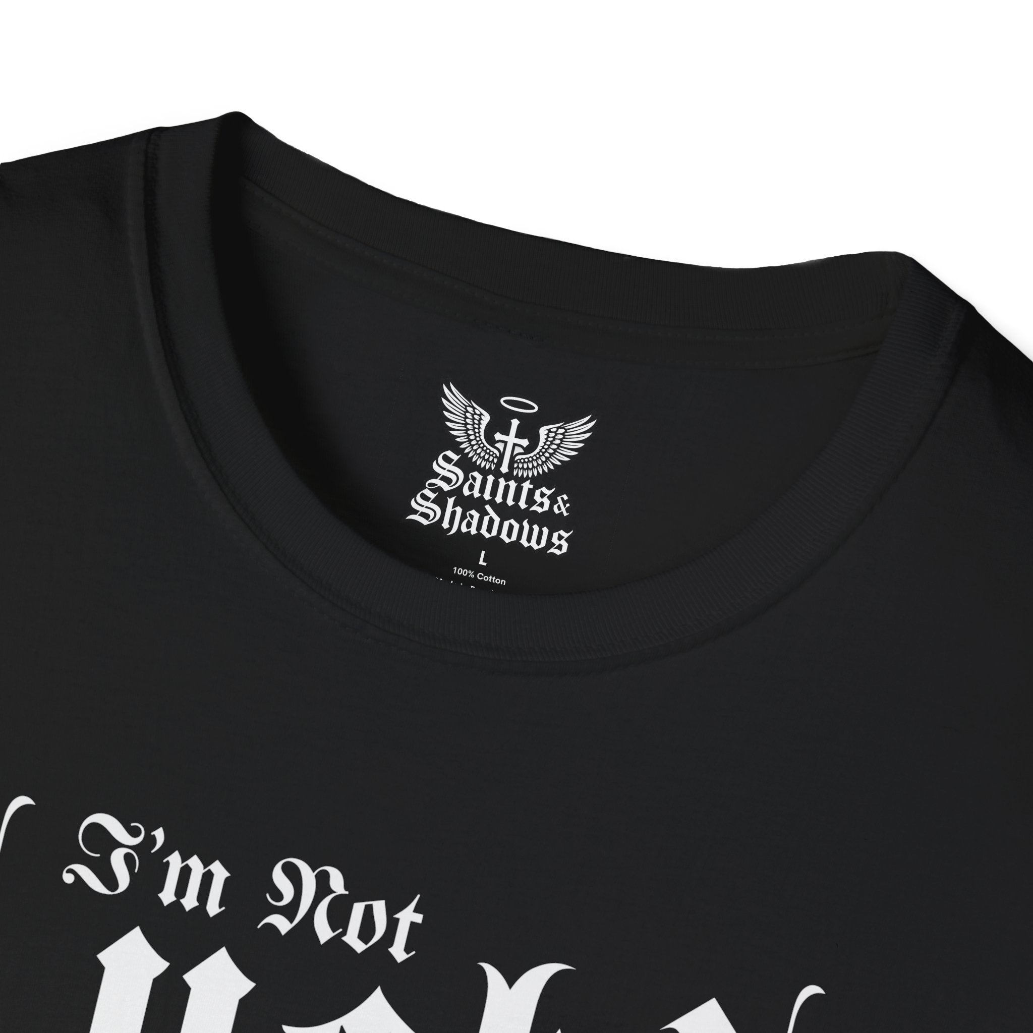 Saints and Shadows - I'm Not Lucky, But I'm Blessed T-Shirt, Unisex Graphic Tee