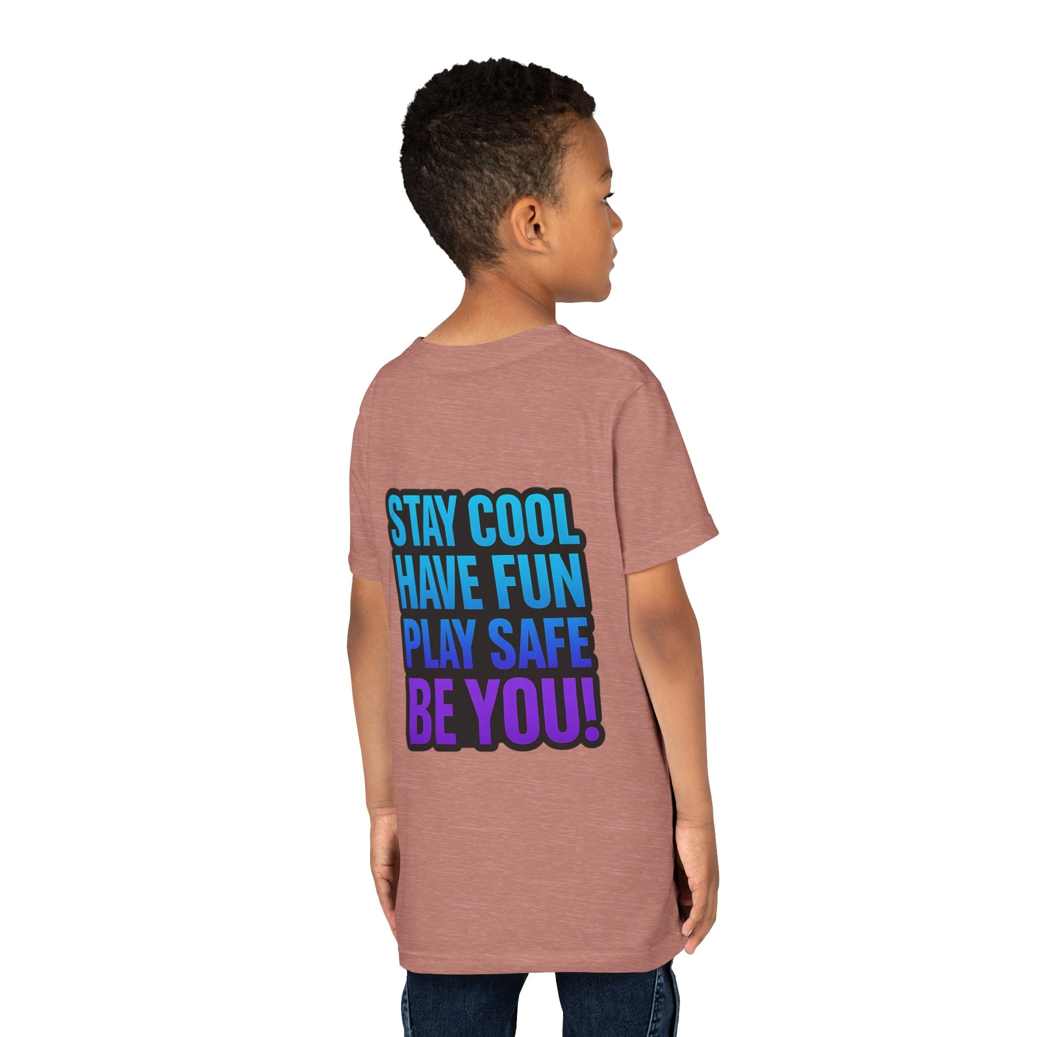 DJ KAT PAWS Paw-sitively Shredding, Skateboarding Youth Tee | Fun Summer Shirt, Motivational Kids T-Shirt, Birthday Gift for Boys & Girls