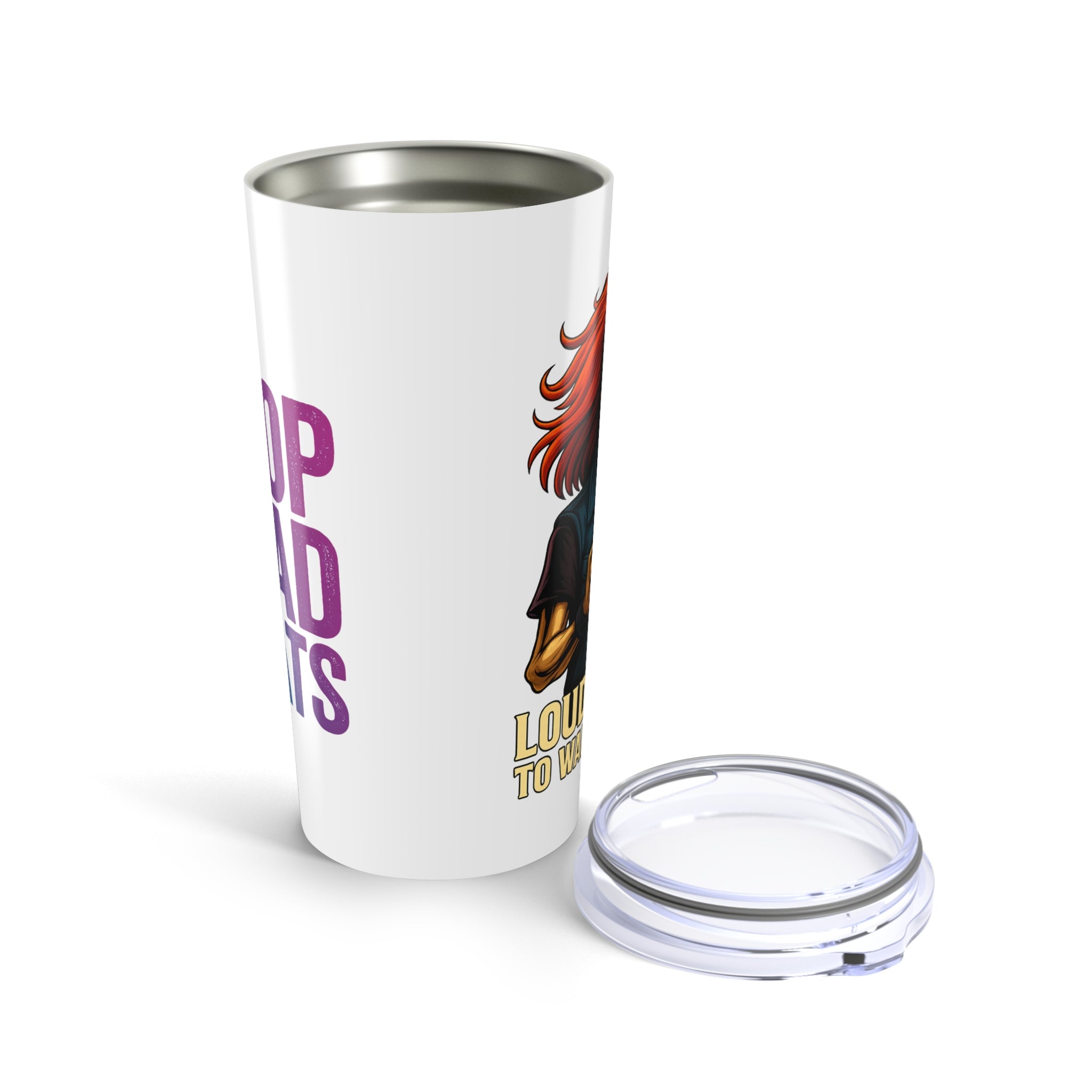 Bone Jams MC Bonez, 20oz Tumbler | Music Vibe Travel Mug for Music Lovers, Cool Drinkware & Party Gift
