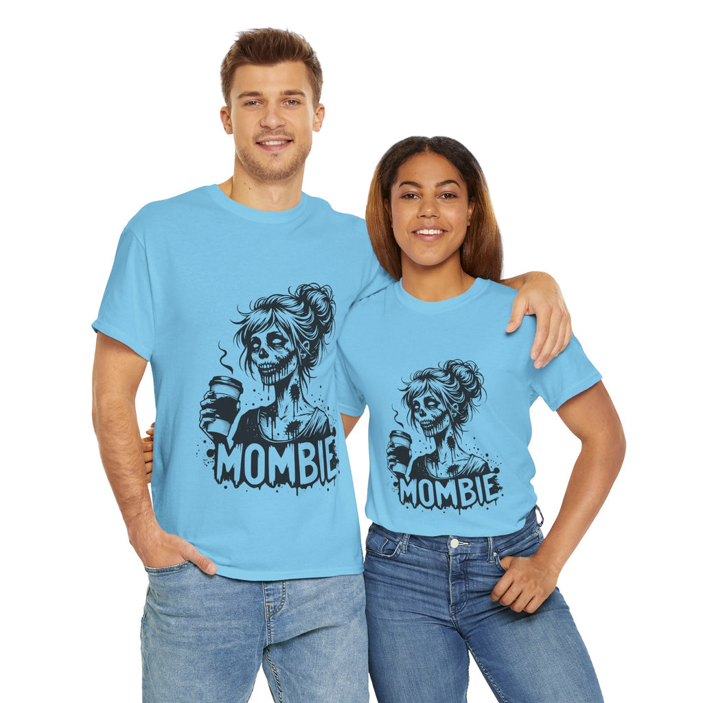 Mombie Unisex Tee, Perfect for Halloween, Gift for Moms, Relaxed Fit, Funny T-Shirt, Unique Graphic Tee, Casual Wear