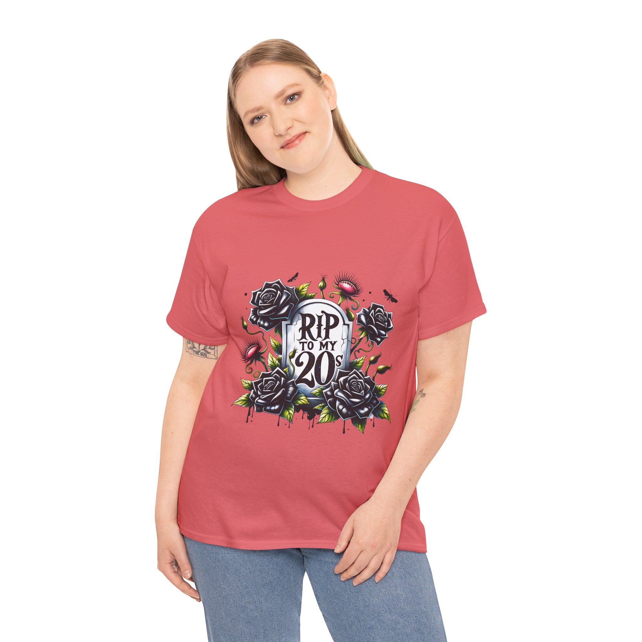 RIP to My 20s Tee, Funny Birthday Gift, Vintage Style Oversized Shirt, Casual Wardrobe Staple, Celebration Apparel
