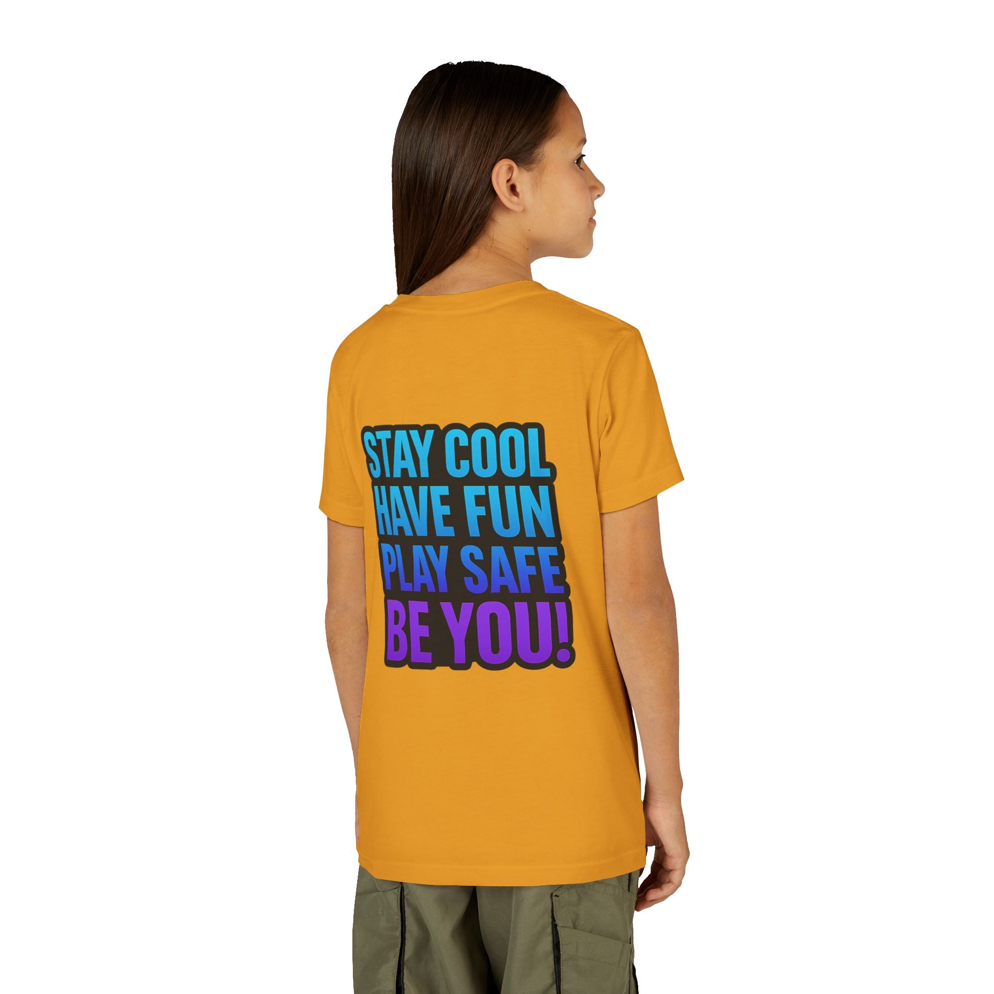 DJ KAT PAWS Paw-sitively Shredding, Skateboarding Youth Tee | Fun Summer Shirt, Motivational Kids T-Shirt, Birthday Gift for Boys & Girls