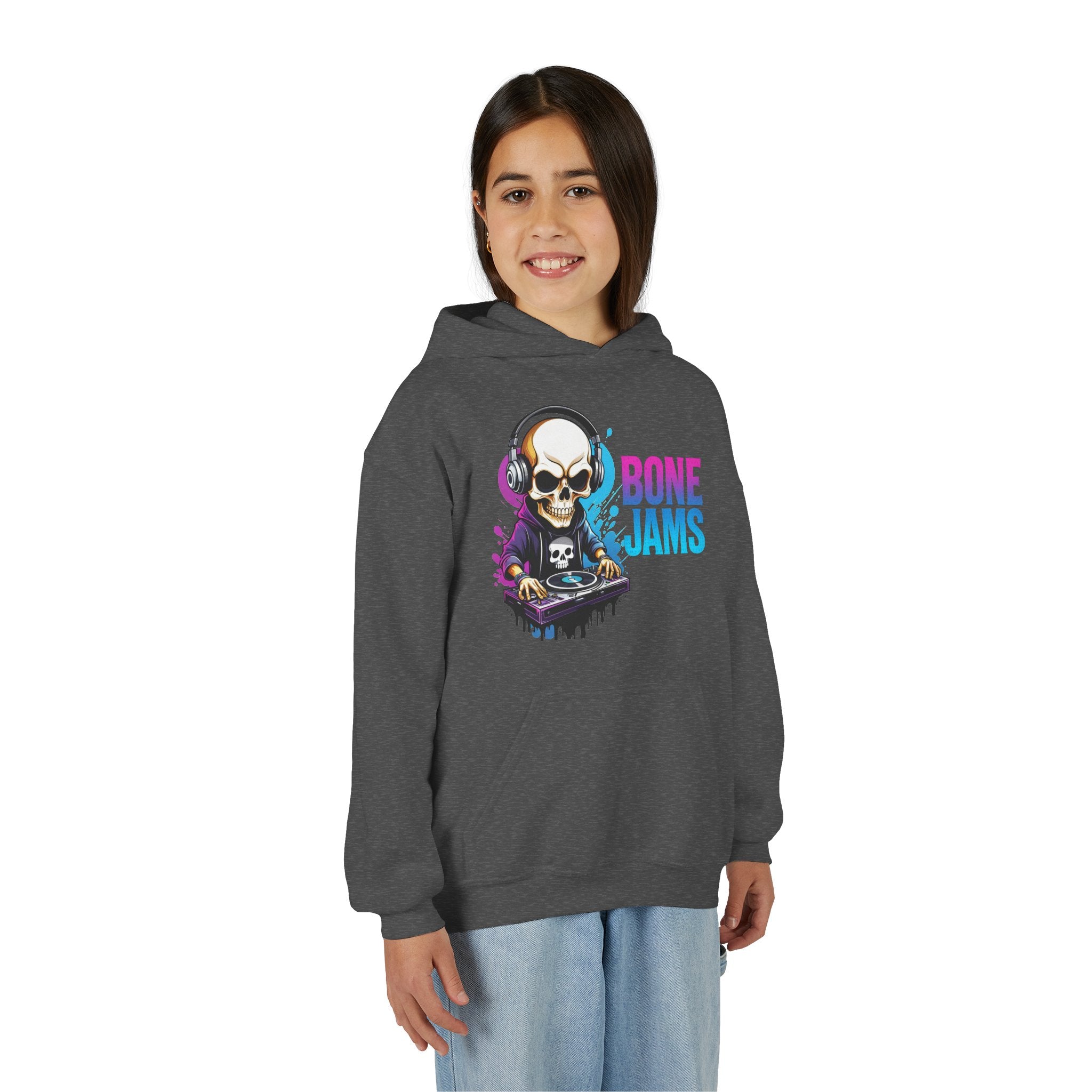 Bone Jams MC Bonez, Kids Hoodie Skull DJ